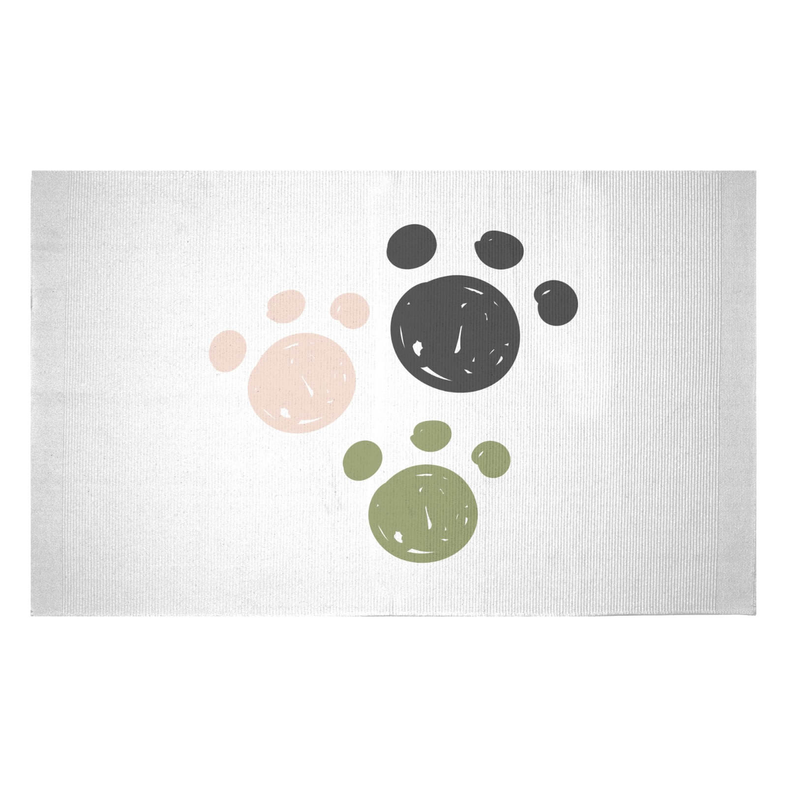 Paws Woven Rug - Small