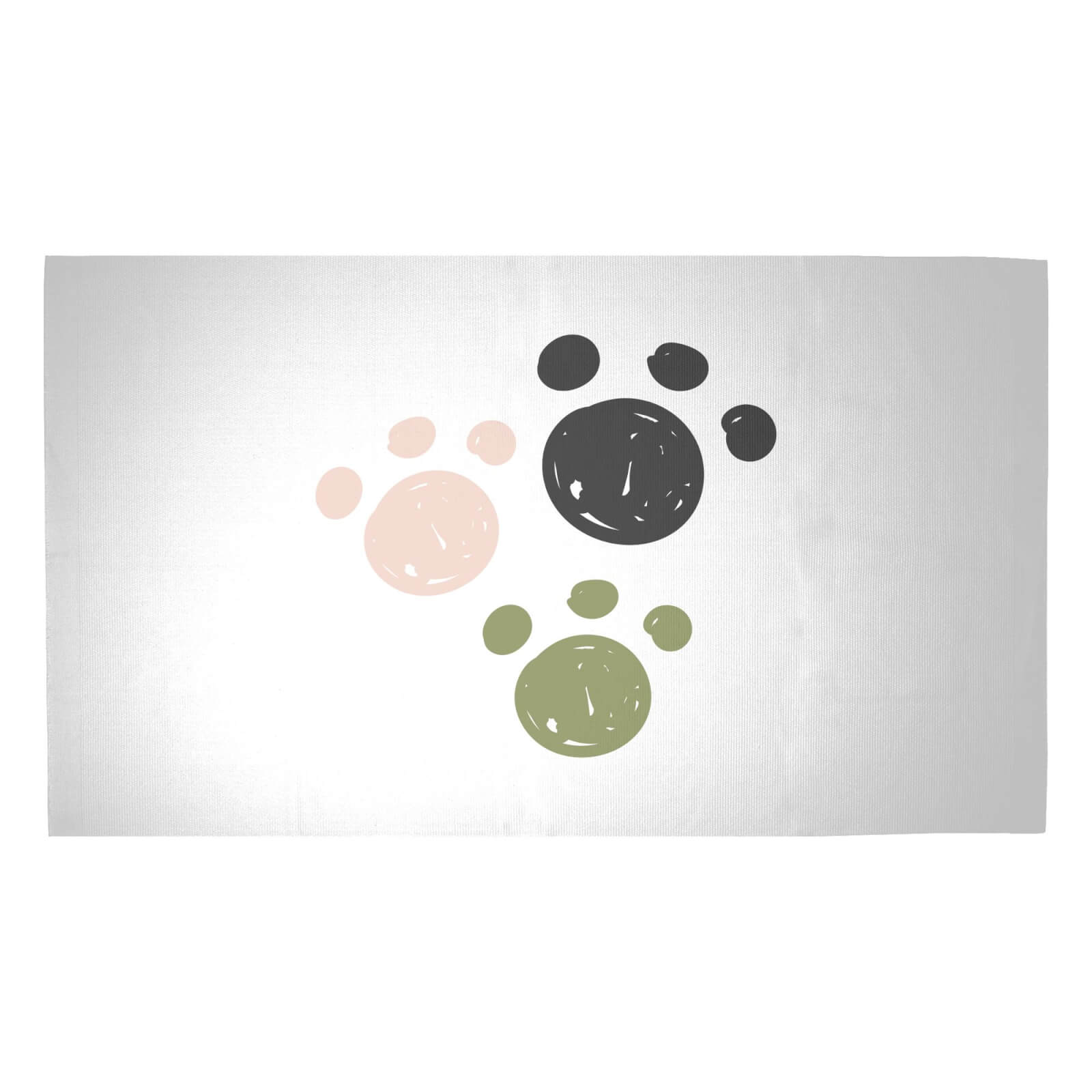 Paws Woven Rug - Medium