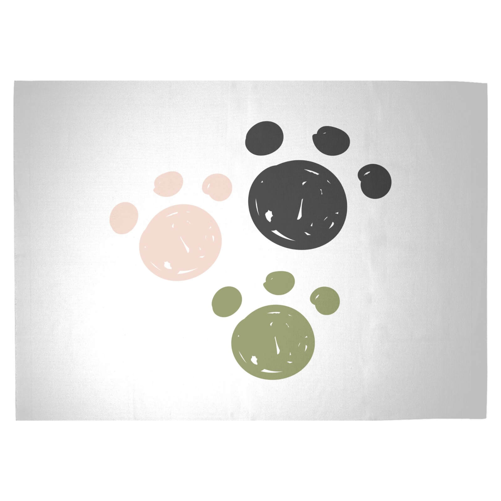 Paws Woven Rug - Large