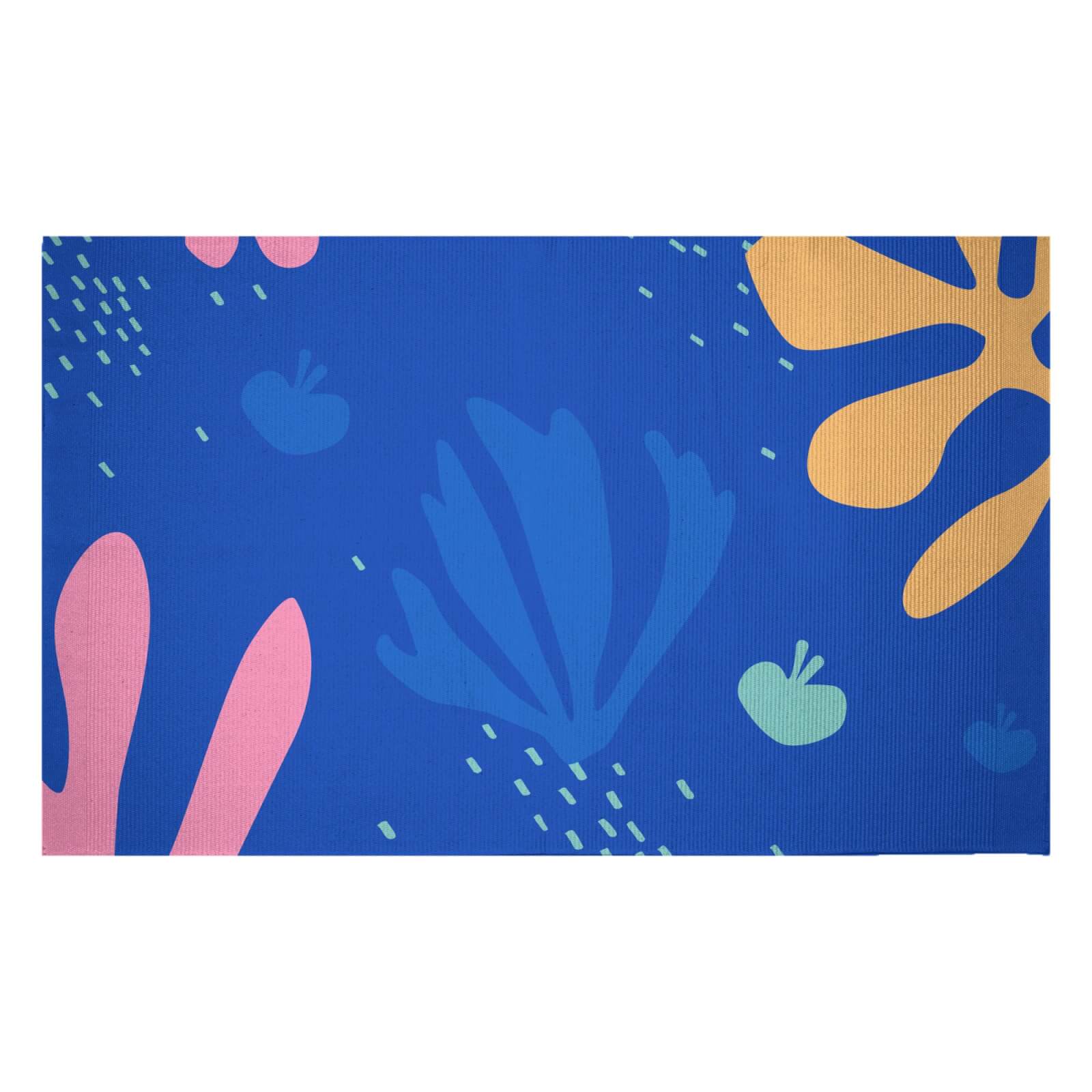 Under The Sea Print Woven Rug - Small