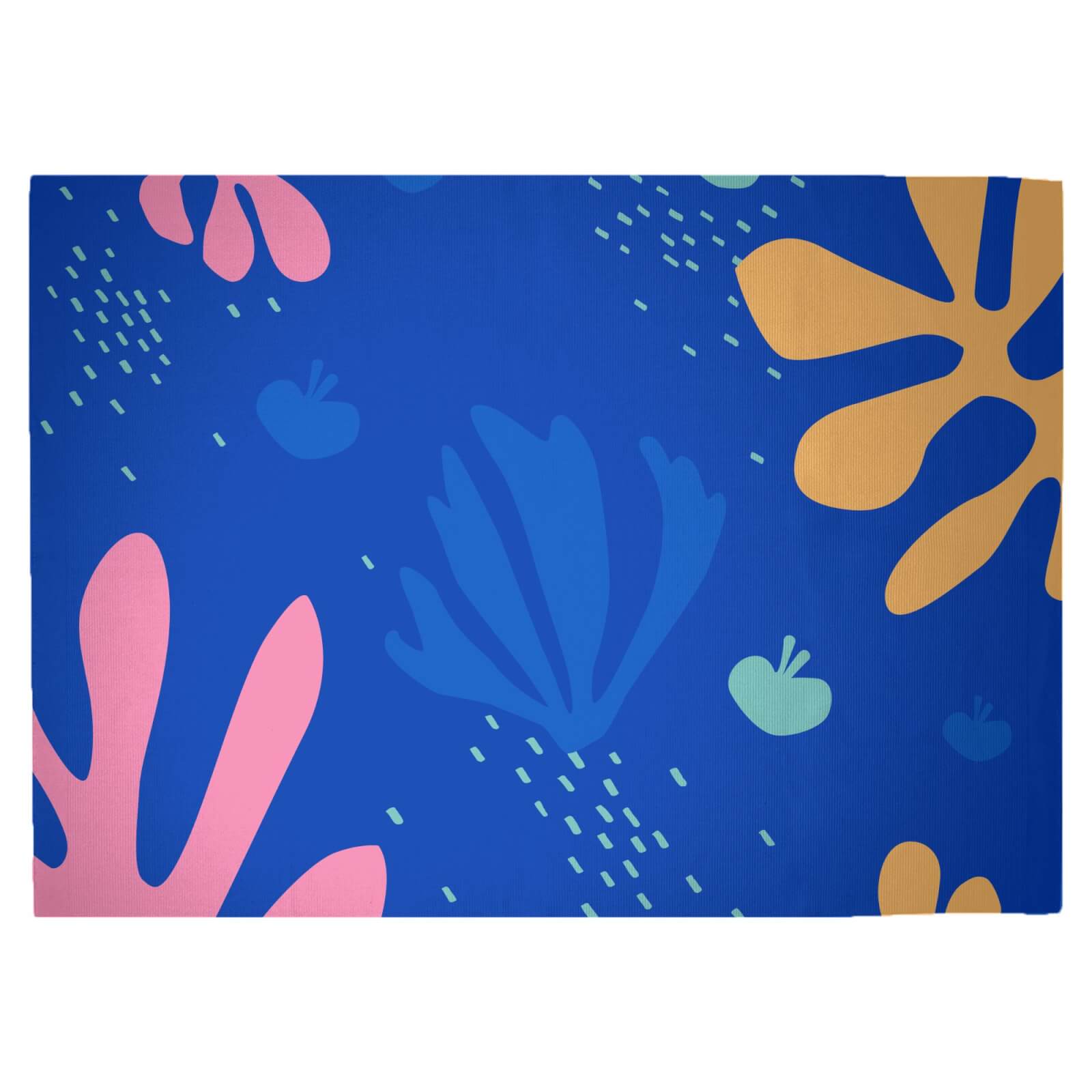 Under The Sea Print Woven Rug - Large