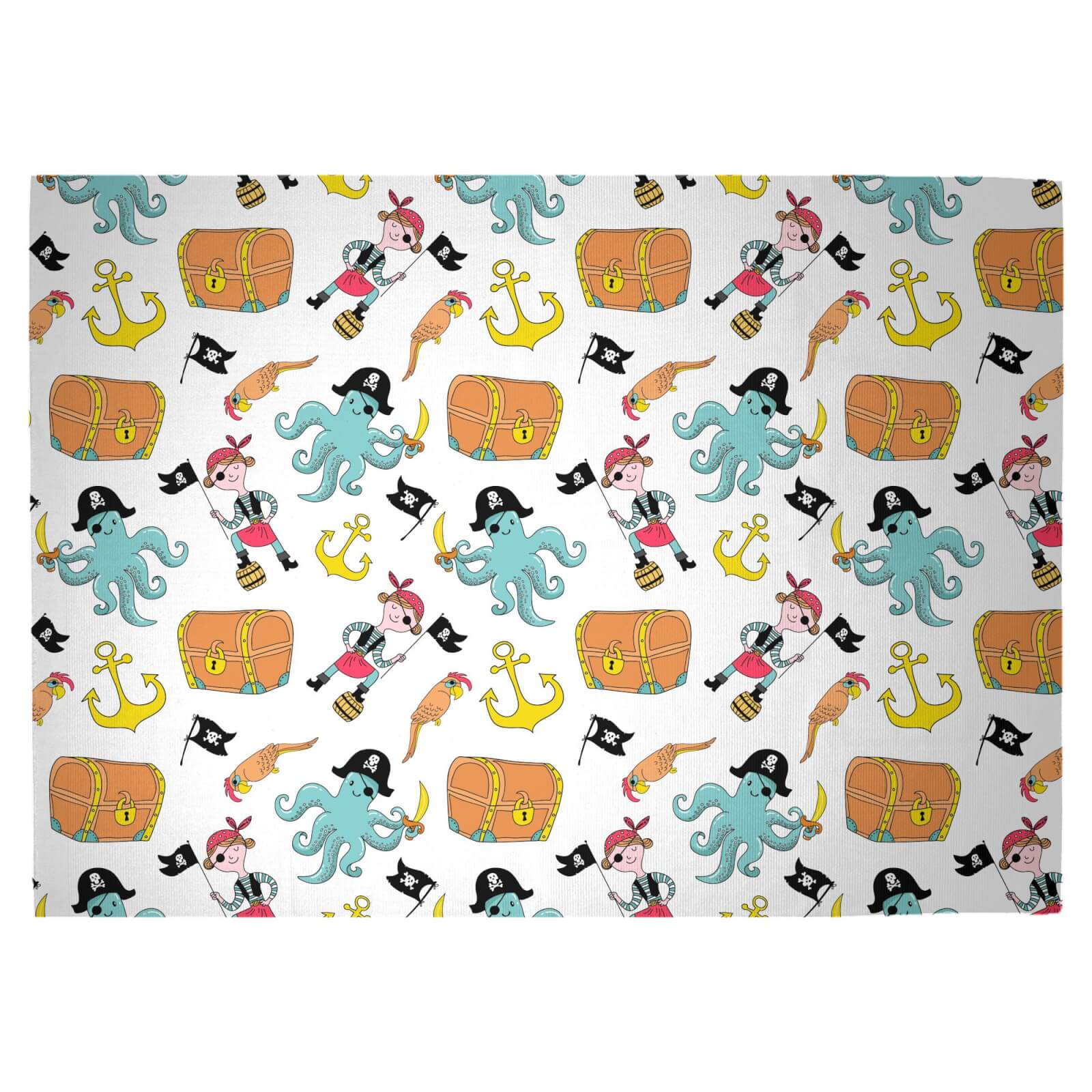 We Are Pirates Woven Rug - Large