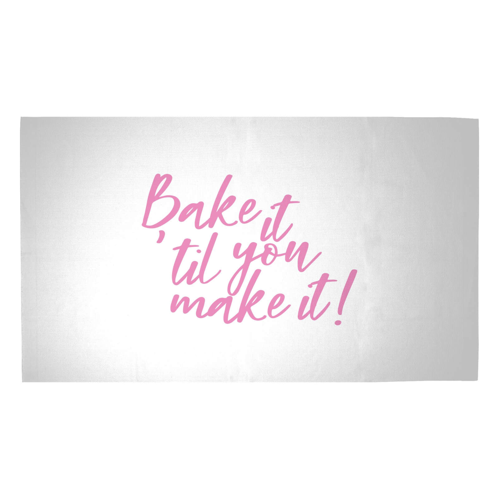 Bake It Till You Make It! Woven Rug - Medium