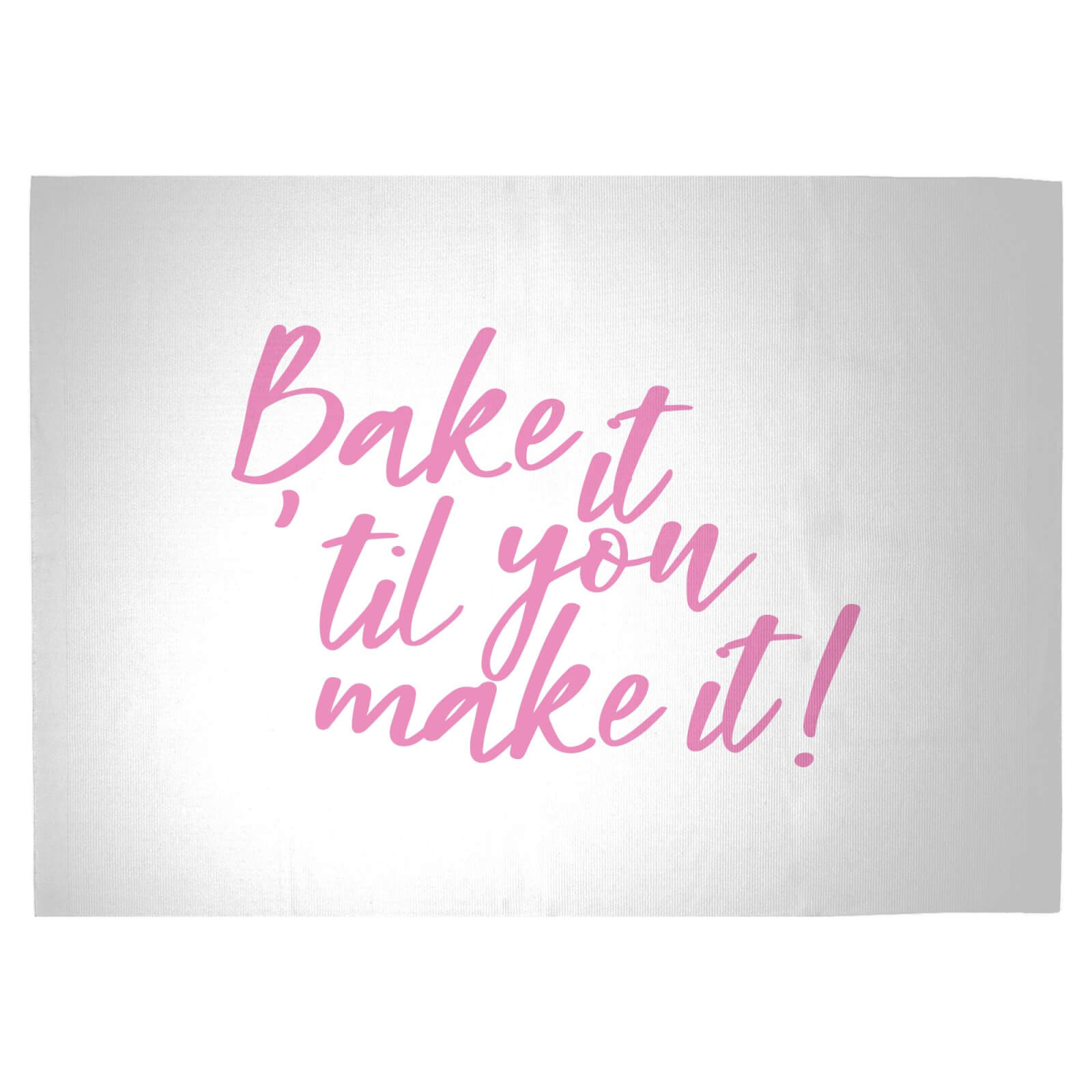 Bake It Till You Make It! Woven Rug - Large