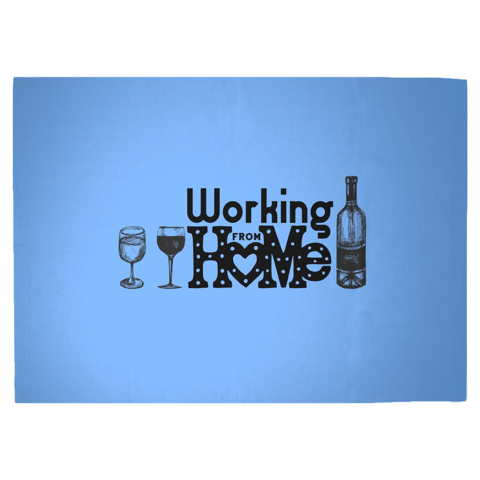 Working From Home Woven Rug - Large