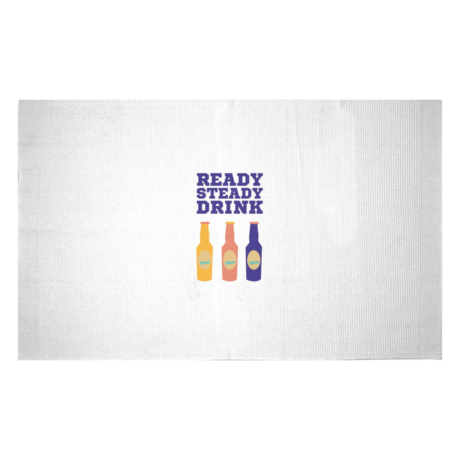 Ready Steady Drink Woven Rug - Small