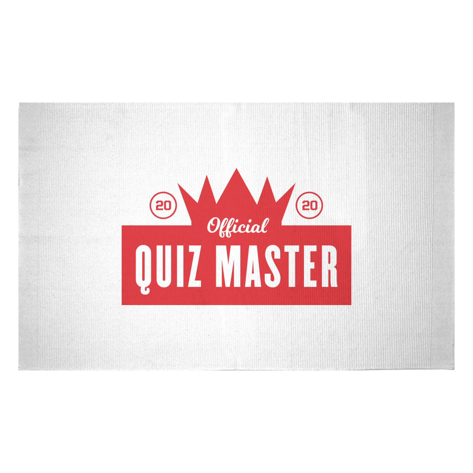 Official Quiz Master Woven Rug - Small