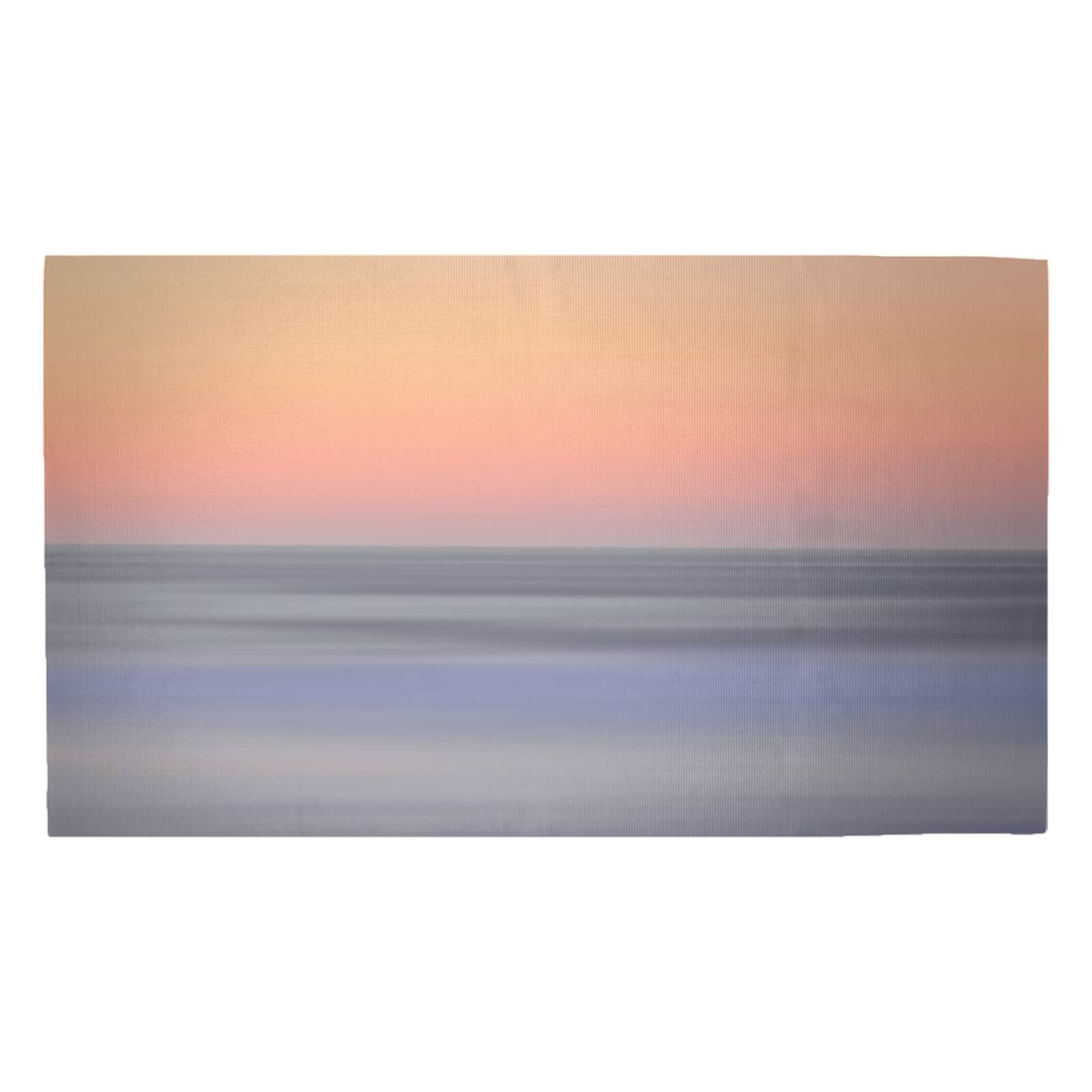 Sunset Orange Blue Woven Rug - Medium