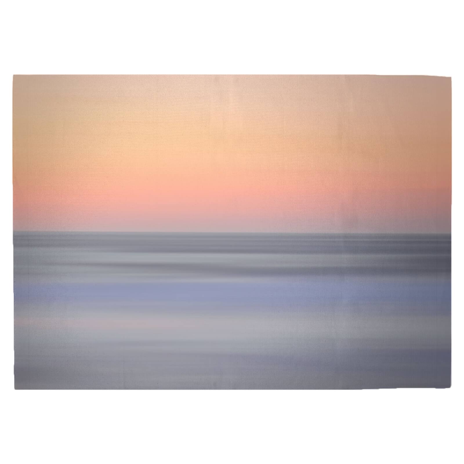 Sunset Orange Blue Woven Rug - Large