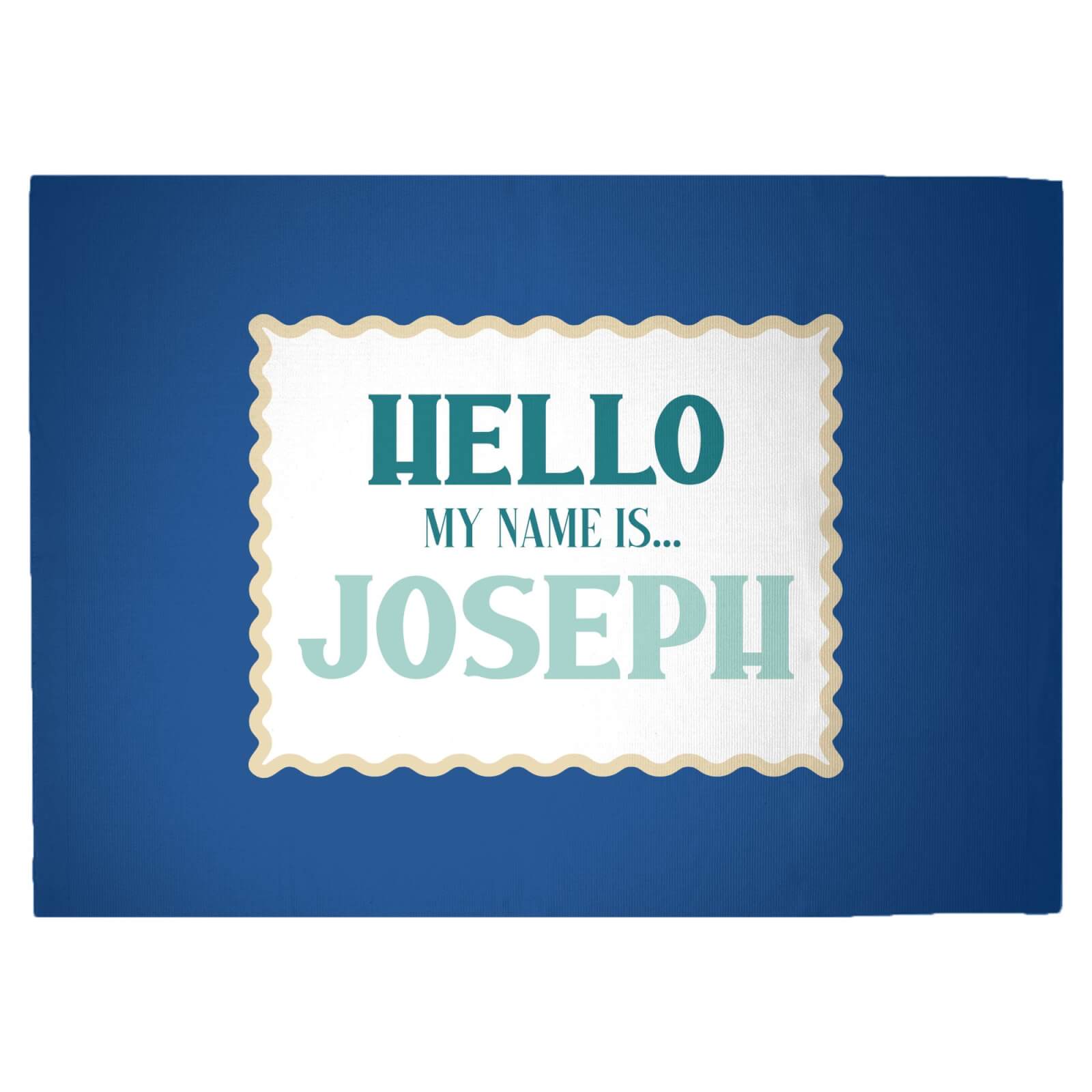 Hello, My Name Is Jospeh Woven Rug - Large