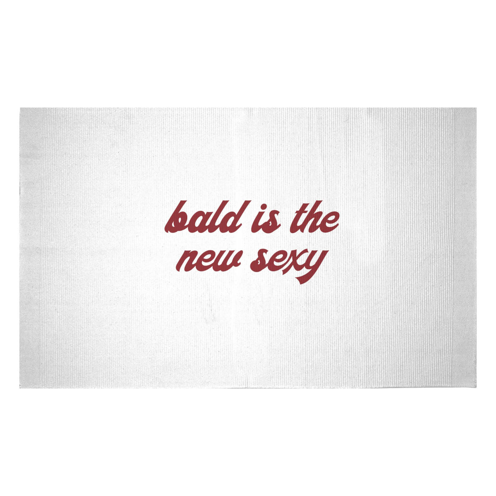 Bald Is The New Sexy Woven Rug - Small