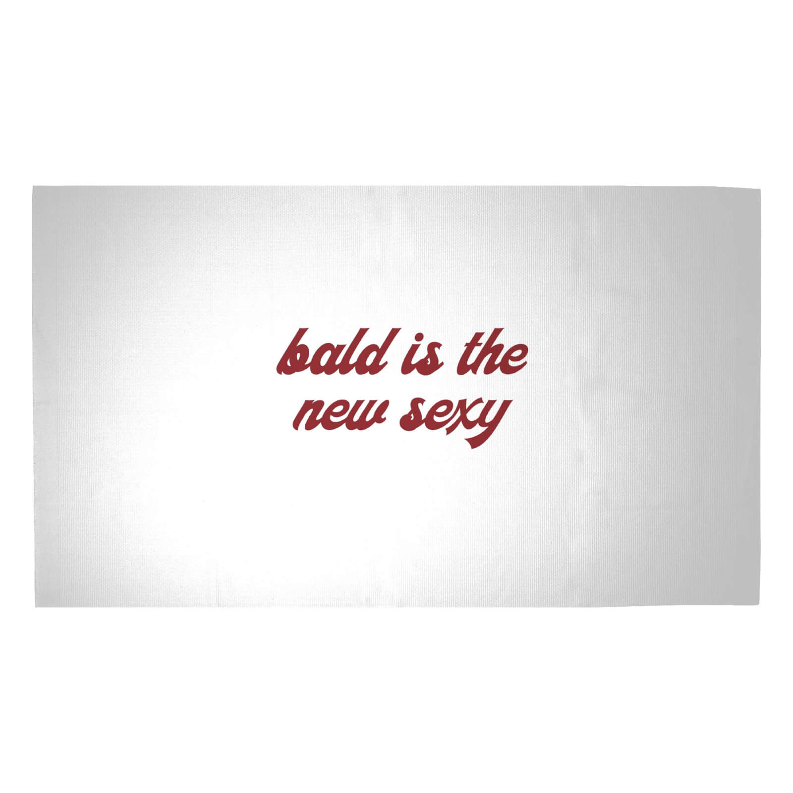 Bald Is The New Sexy Woven Rug - Medium