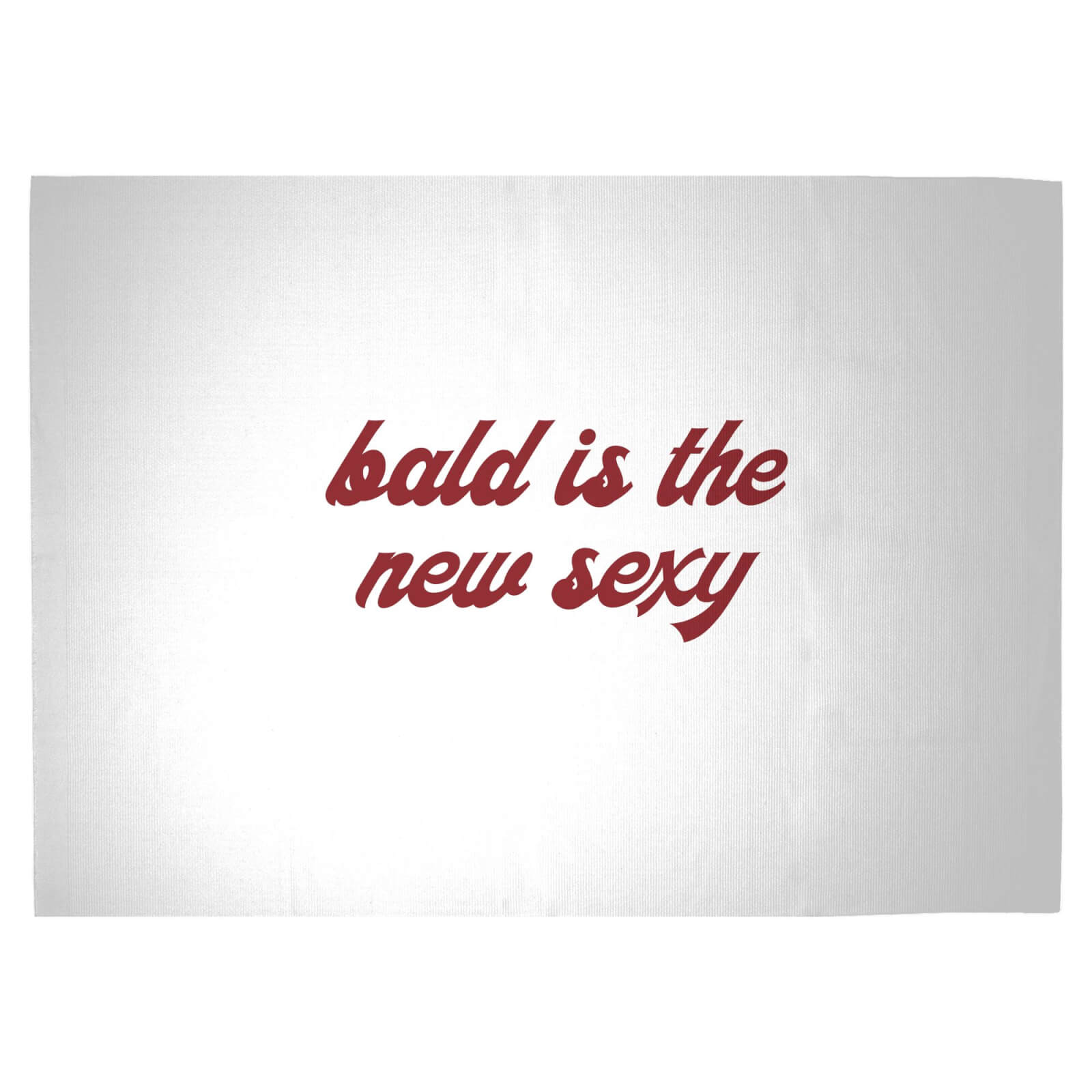 Bald Is The New Sexy Woven Rug - Large