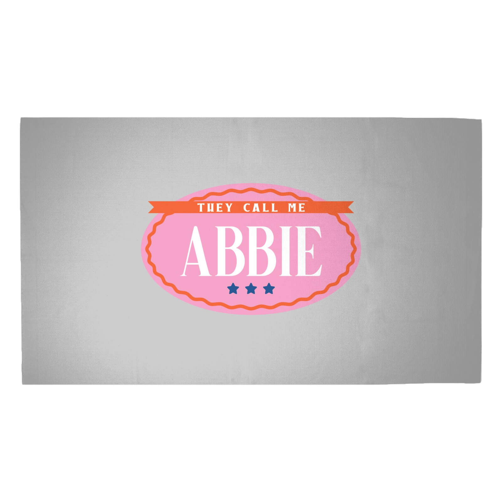 They Call Me Abbie Woven Rug - Medium