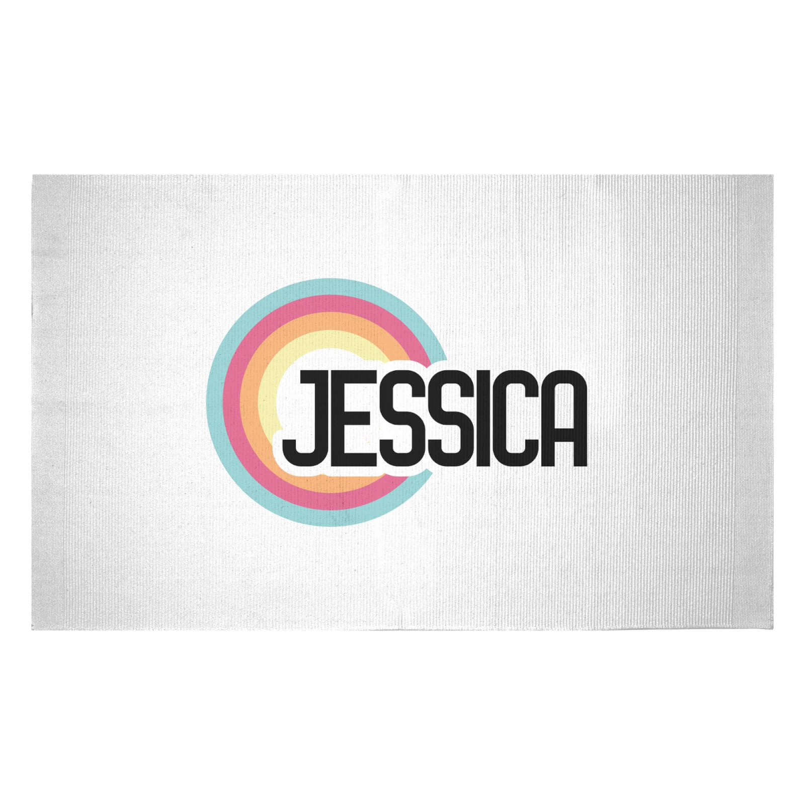 Jessica Rainbow Woven Rug - Small