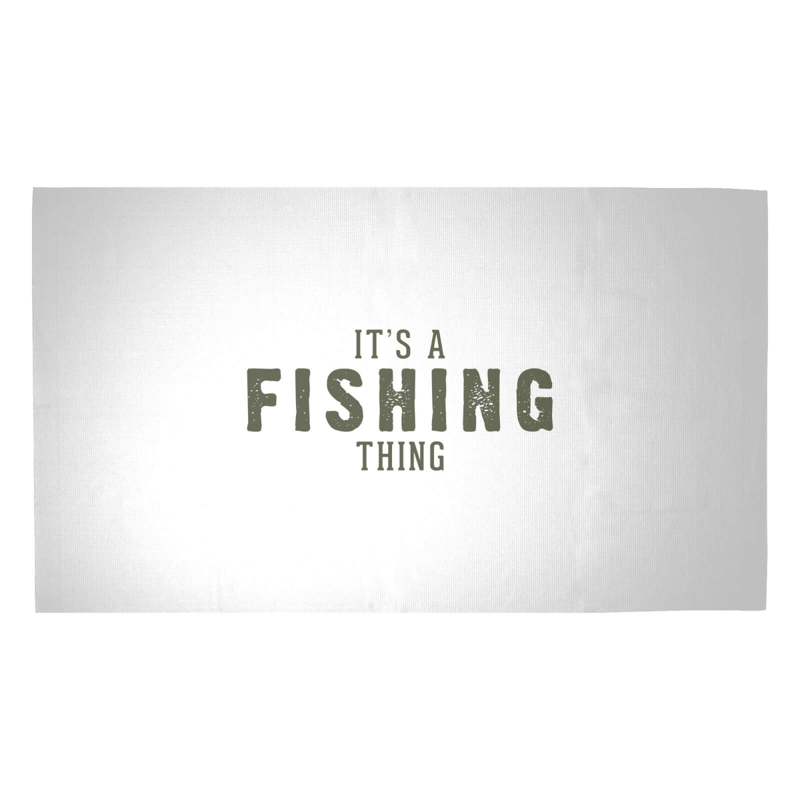 It's A Fishing Thing Woven Rug - Medium