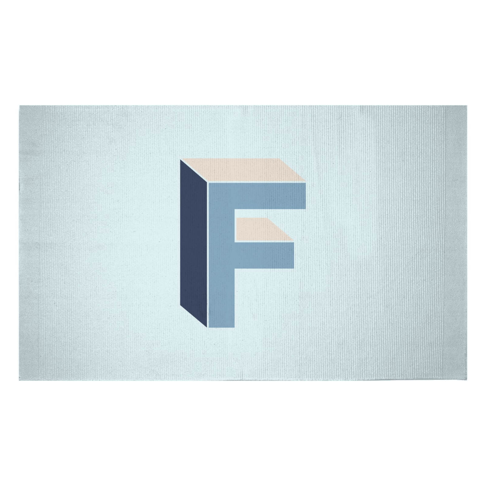 F Woven Rug - Small