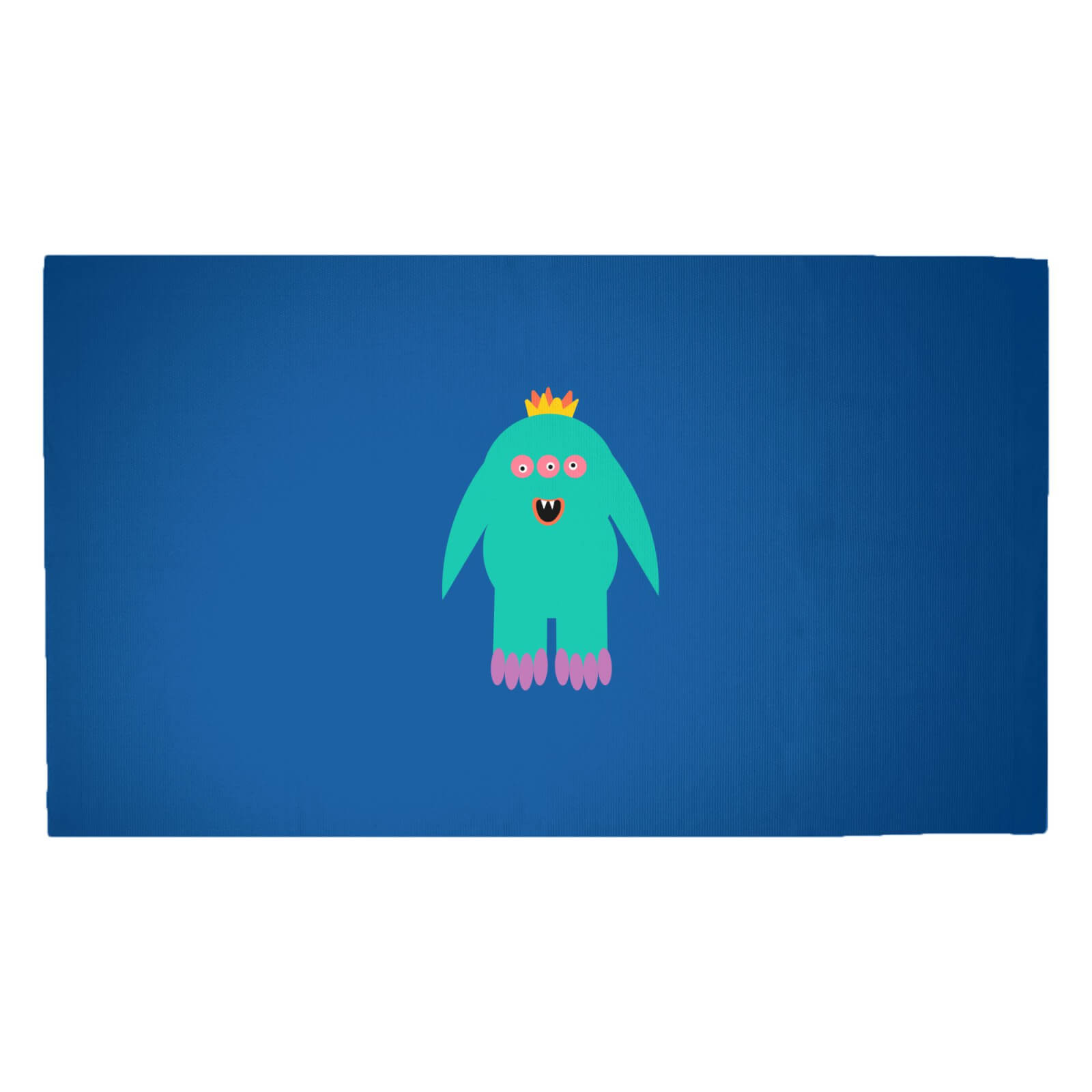 Funny Monster Woven Rug - Medium