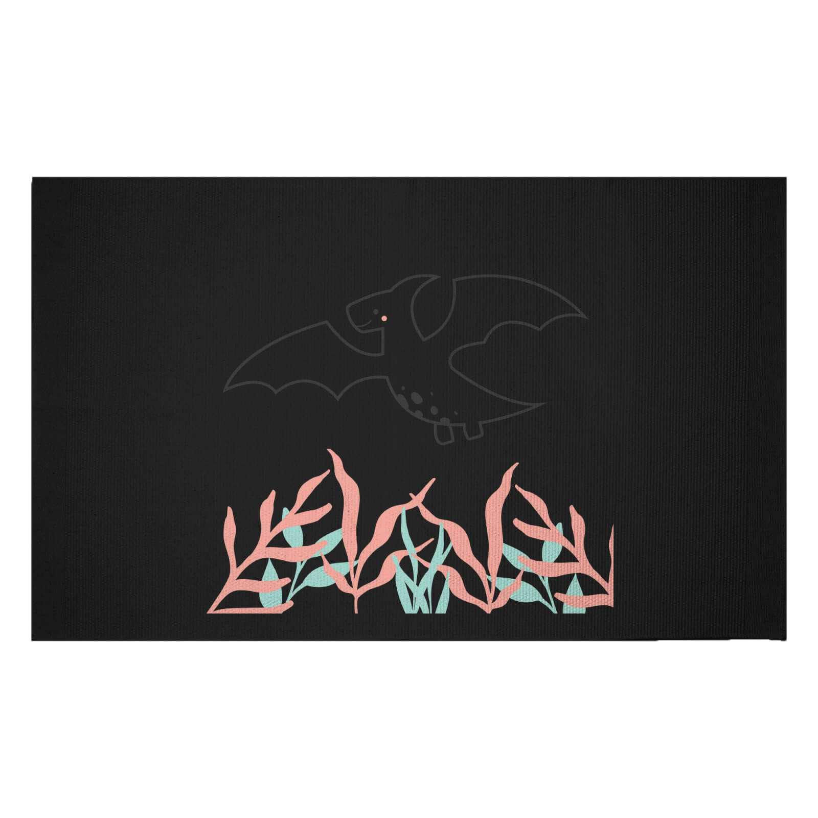 Pastel Pterodactyl Woven Rug - Small