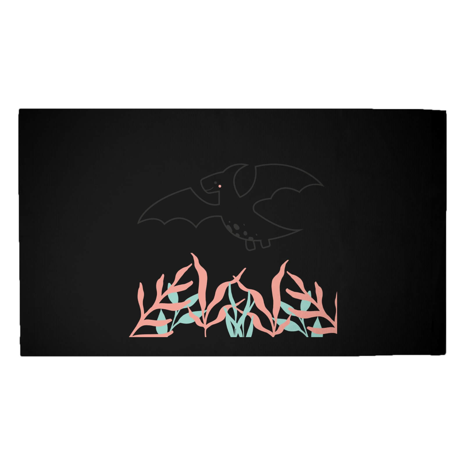 Pastel Pterodactyl Woven Rug - Medium