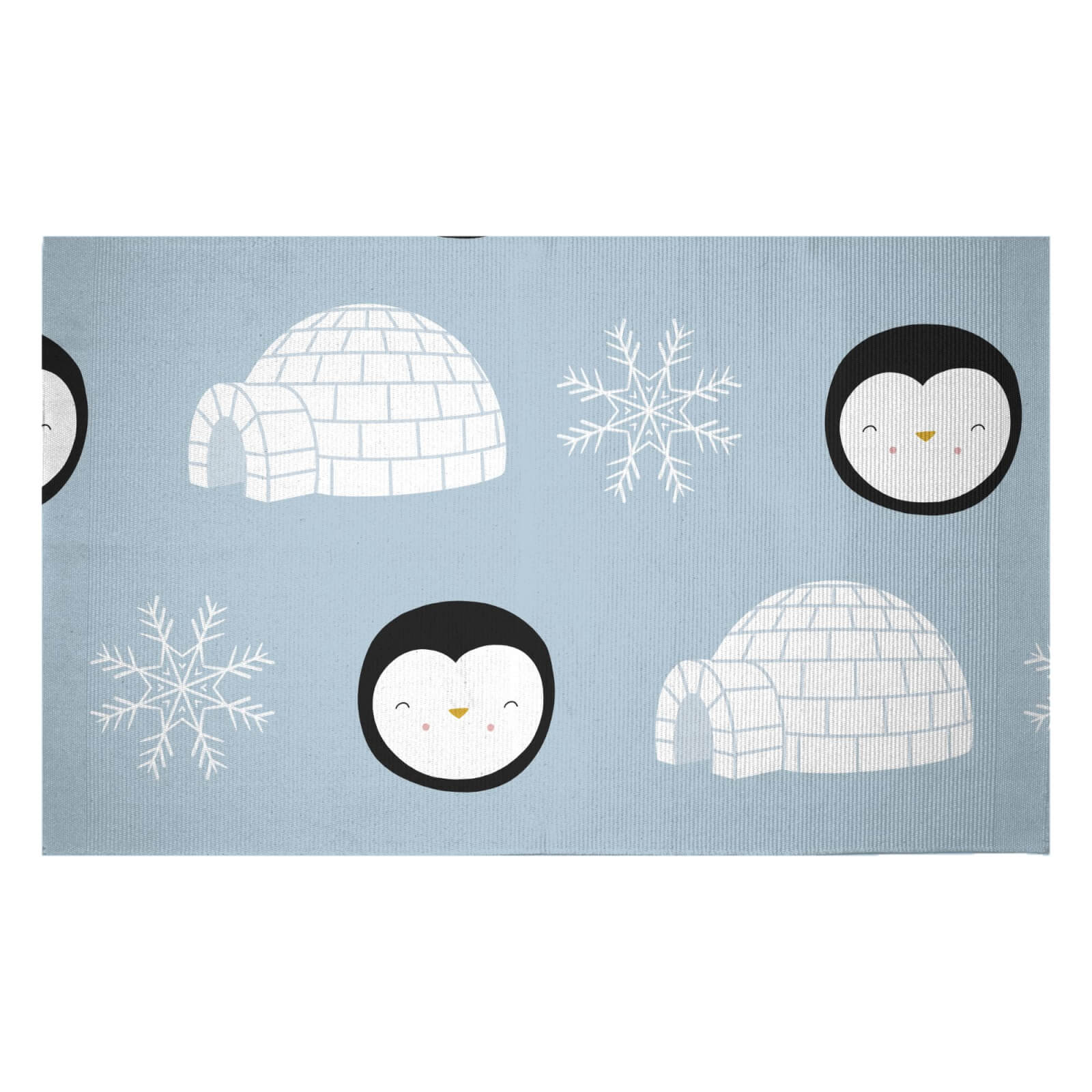 Penguin Igloo Woven Rug - Small