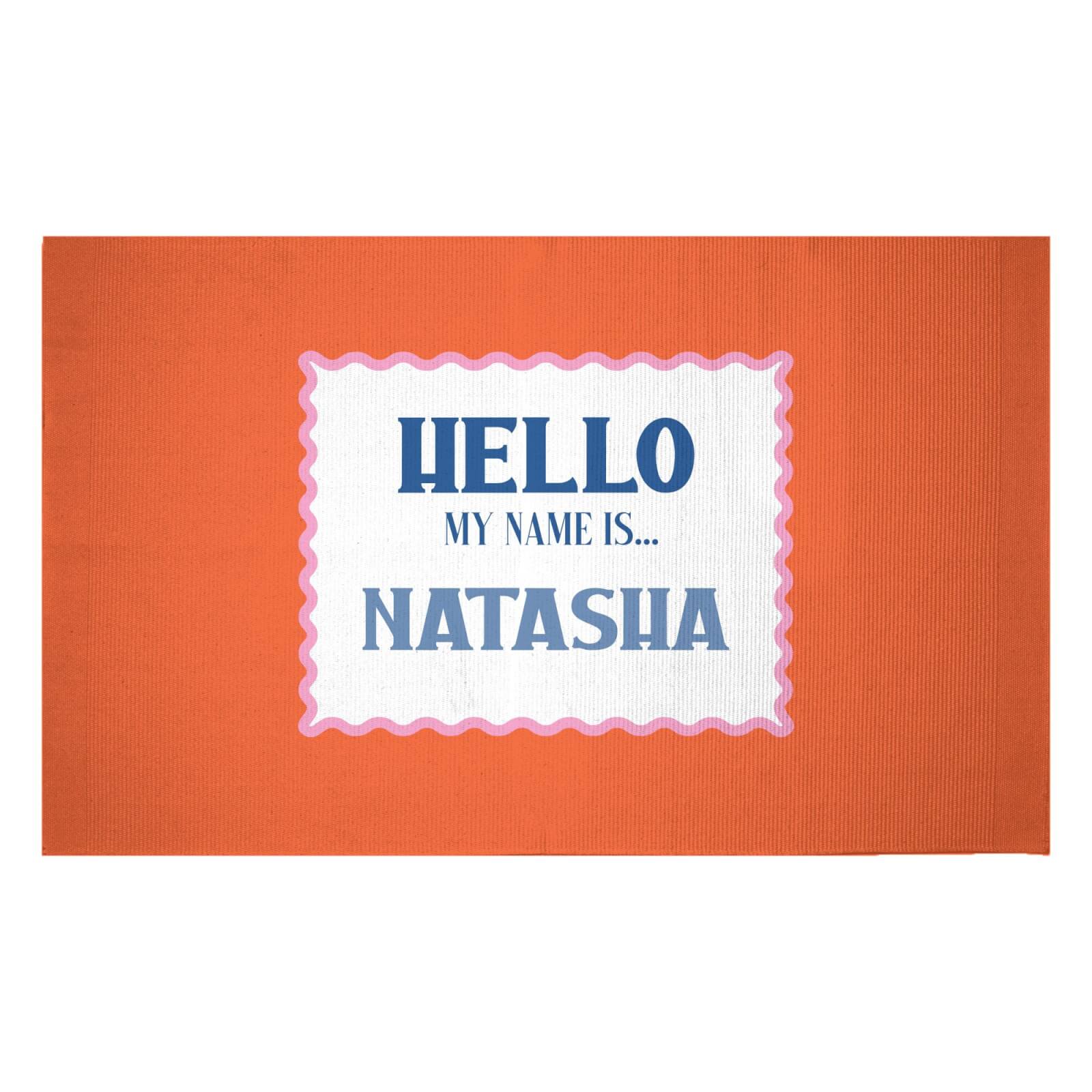 Hello, My Name Is Natasha Woven Rug - Small
