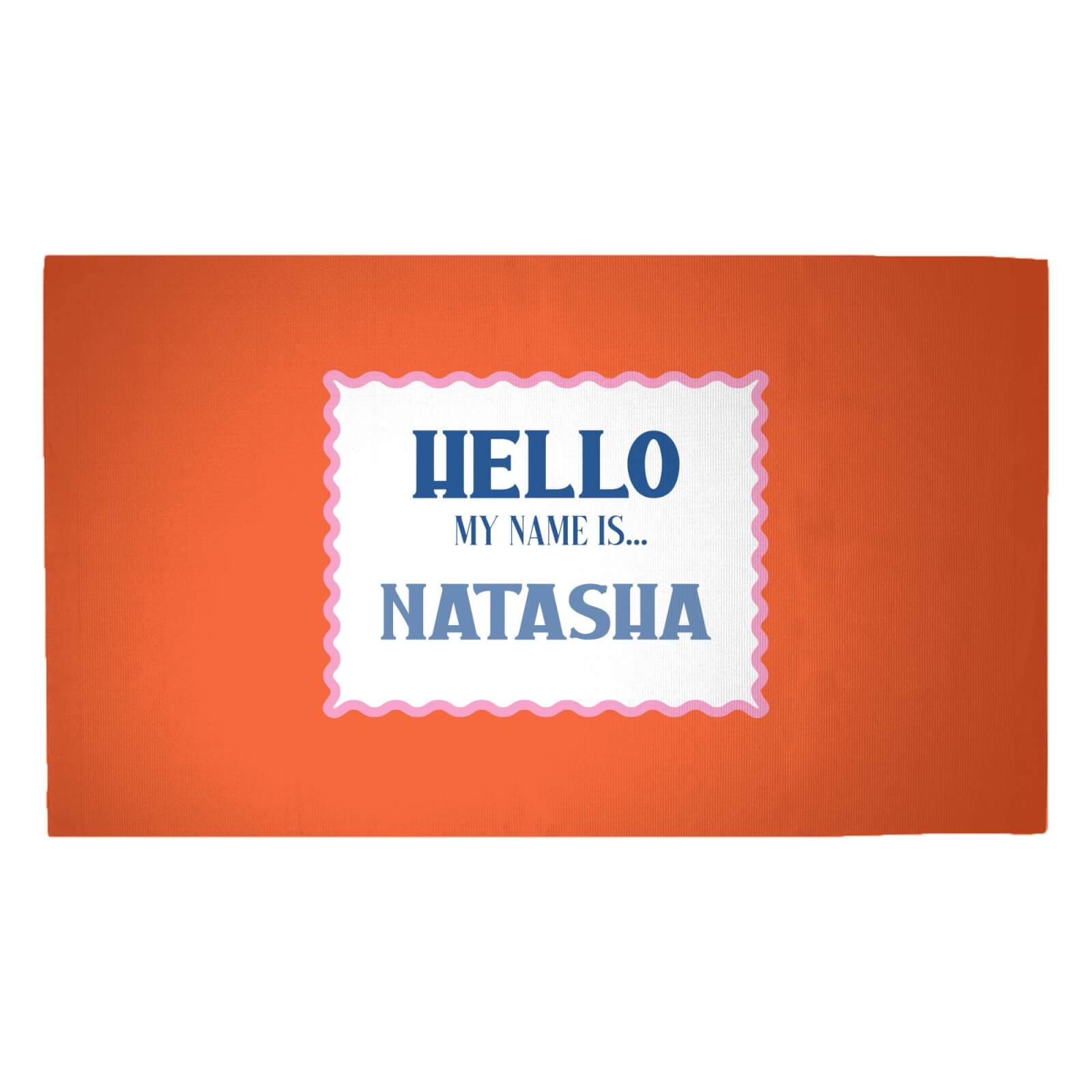 Hello, My Name Is Natasha Woven Rug - Medium