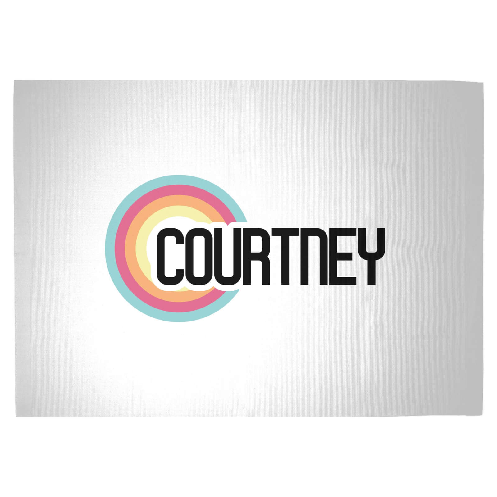 Courtney Rainbow Woven Rug - Large