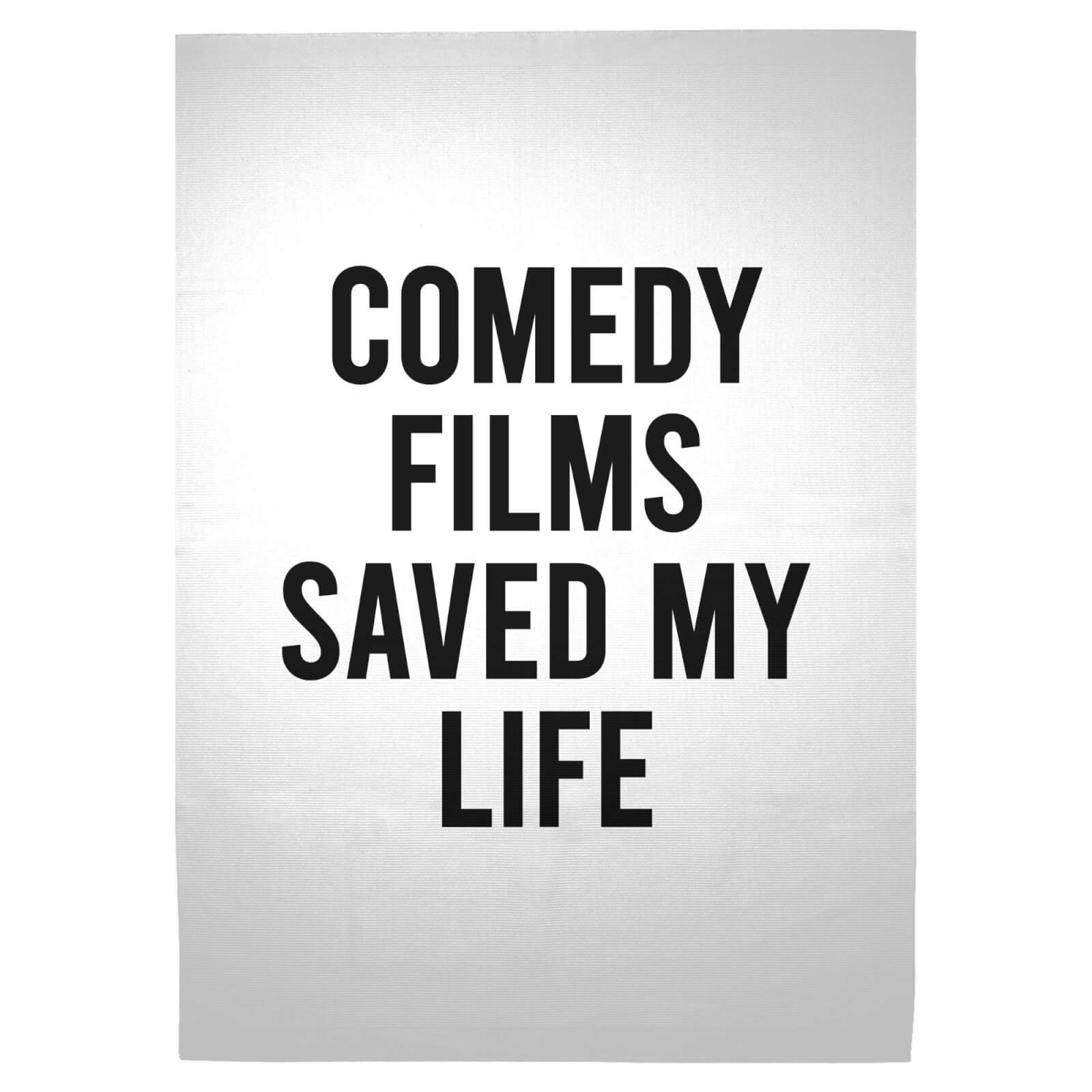 Comedy Films Saved My Life Woven Rug - Large