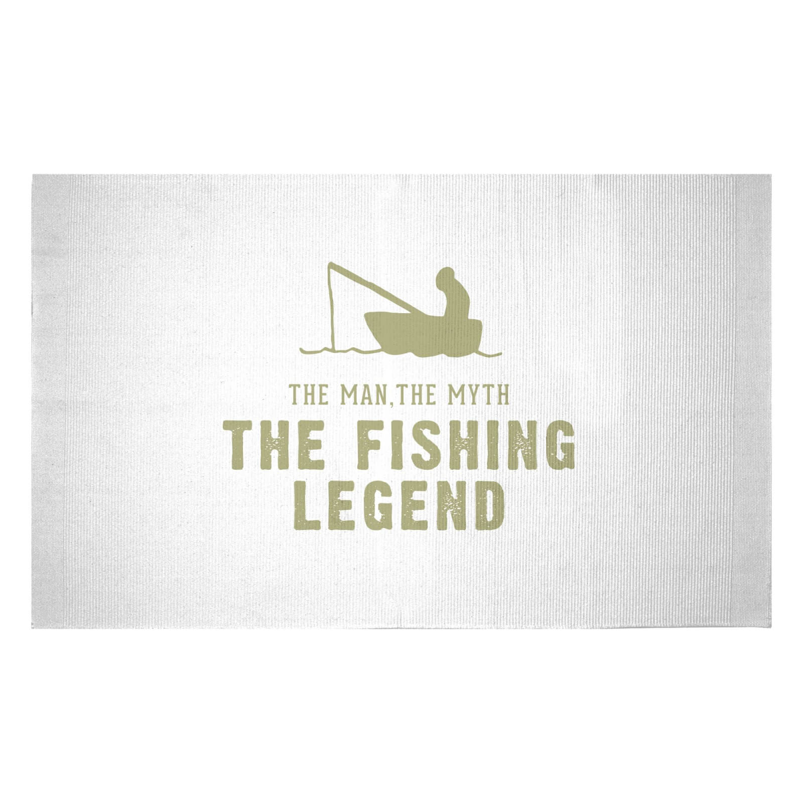 The Man, The Myth, The Fishing Legend Woven Rug - Small