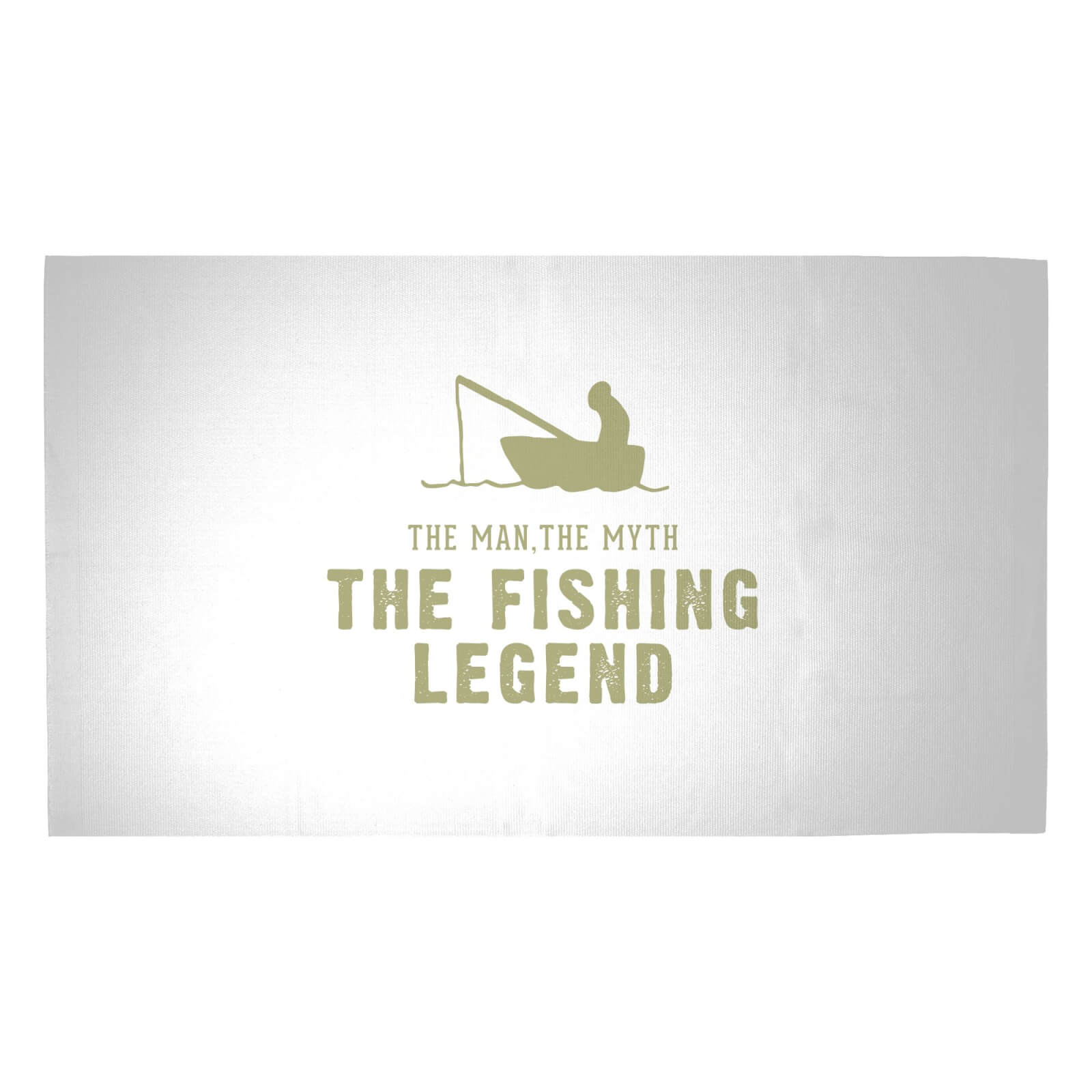 The Man, The Myth, The Fishing Legend Woven Rug - Medium