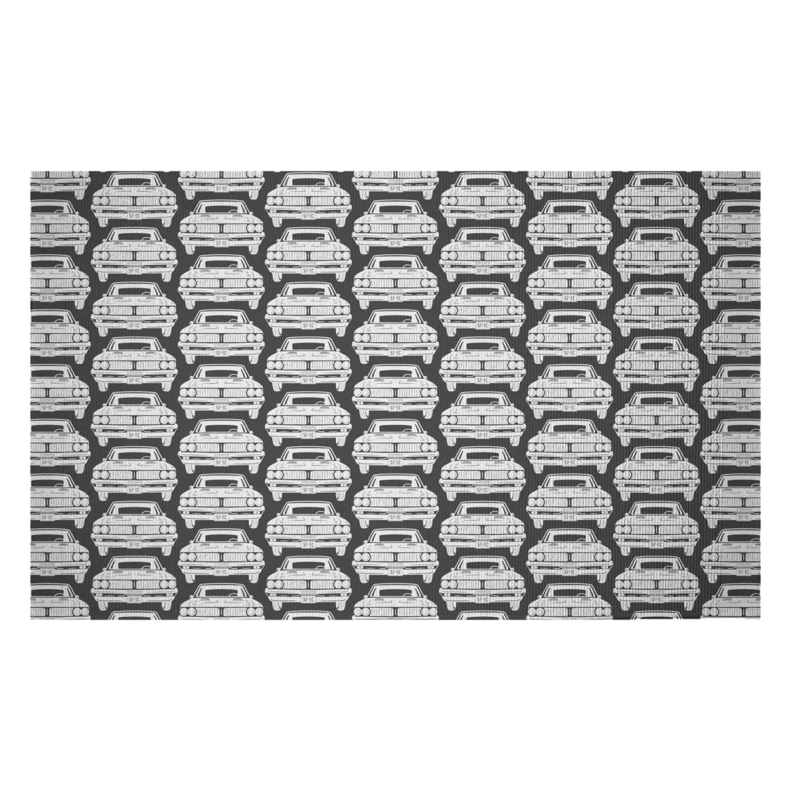 Vintage Car Woven Rug - Small