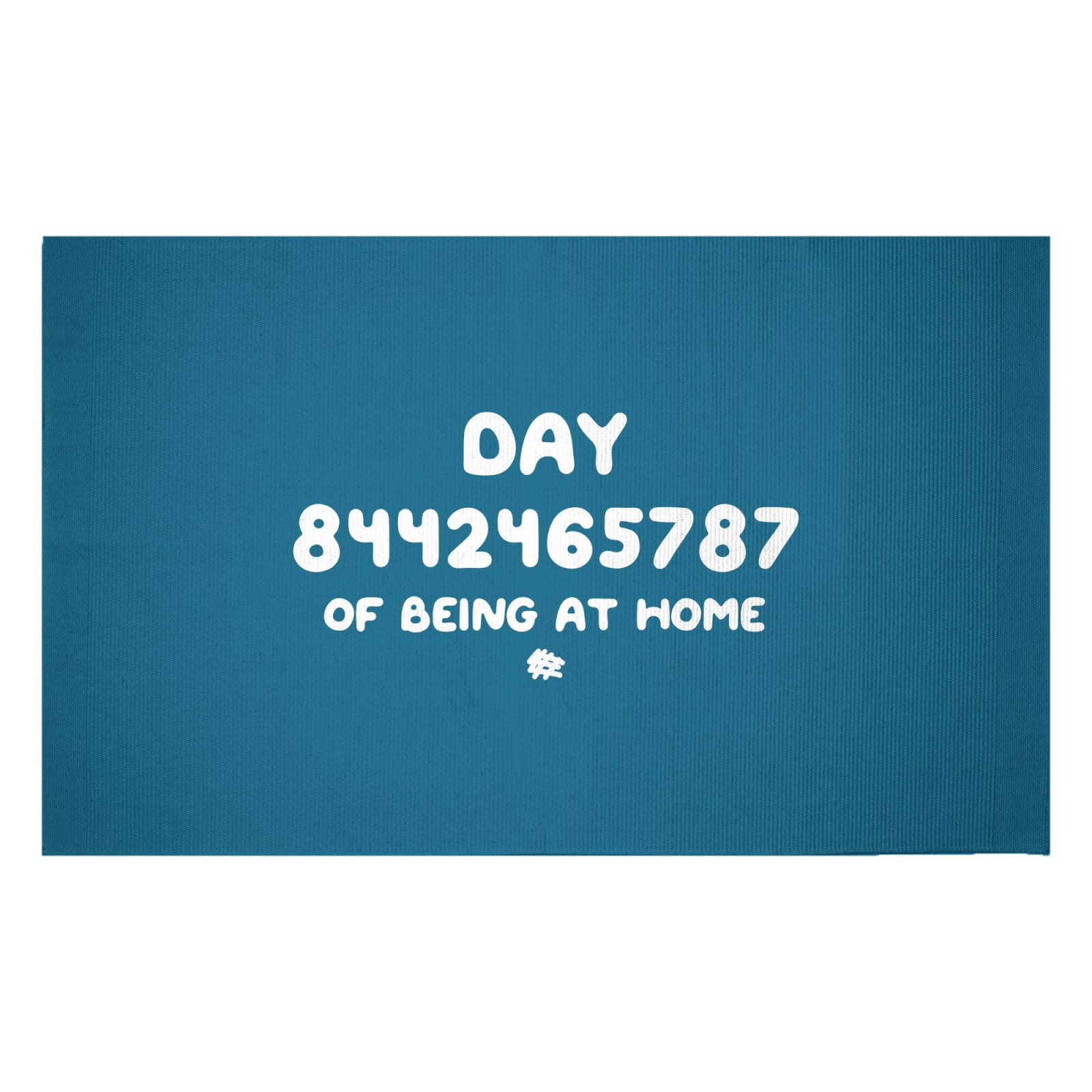 Day 8442465787 Of Quarantine Woven Rug - Small