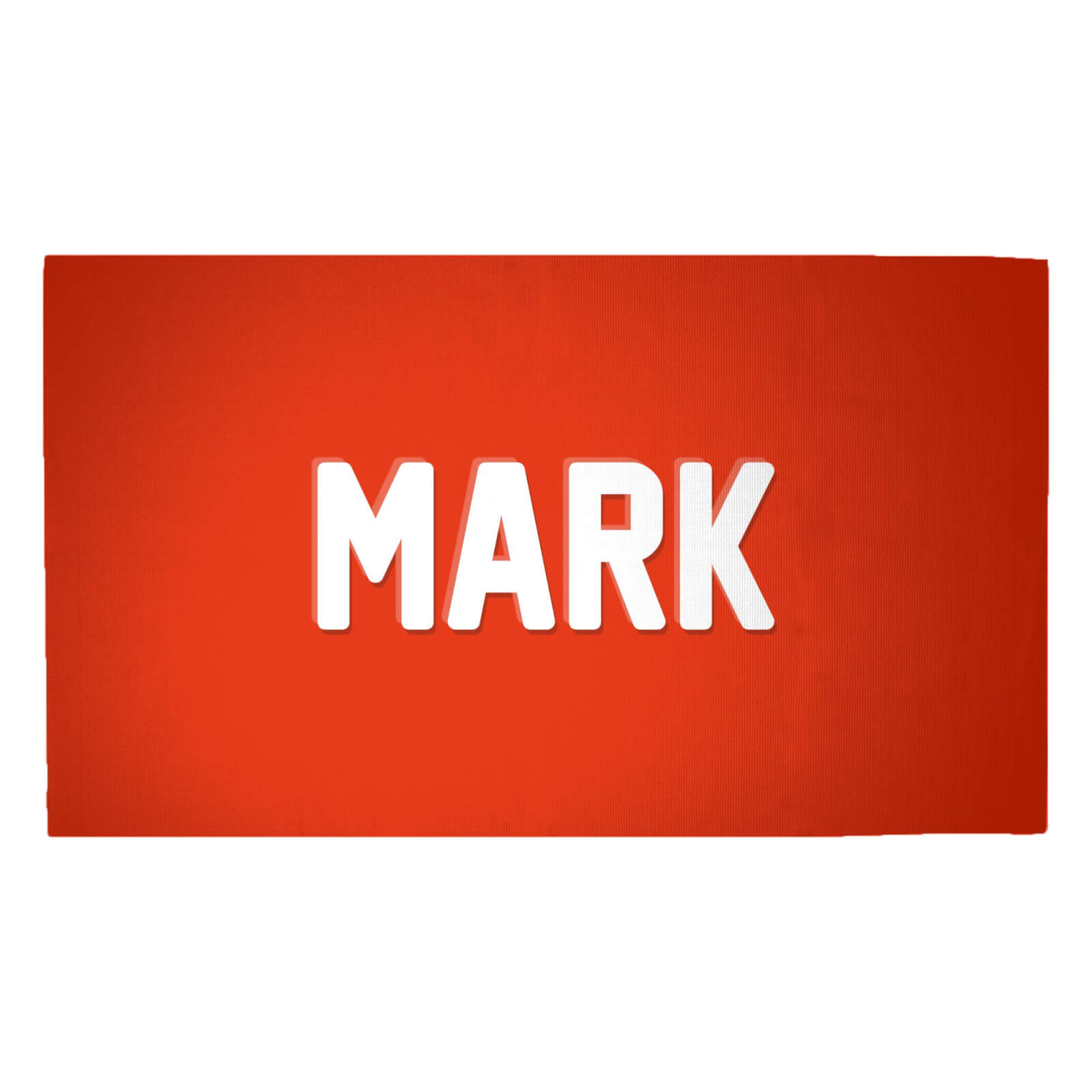 Embossed Mark Woven Rug - Medium