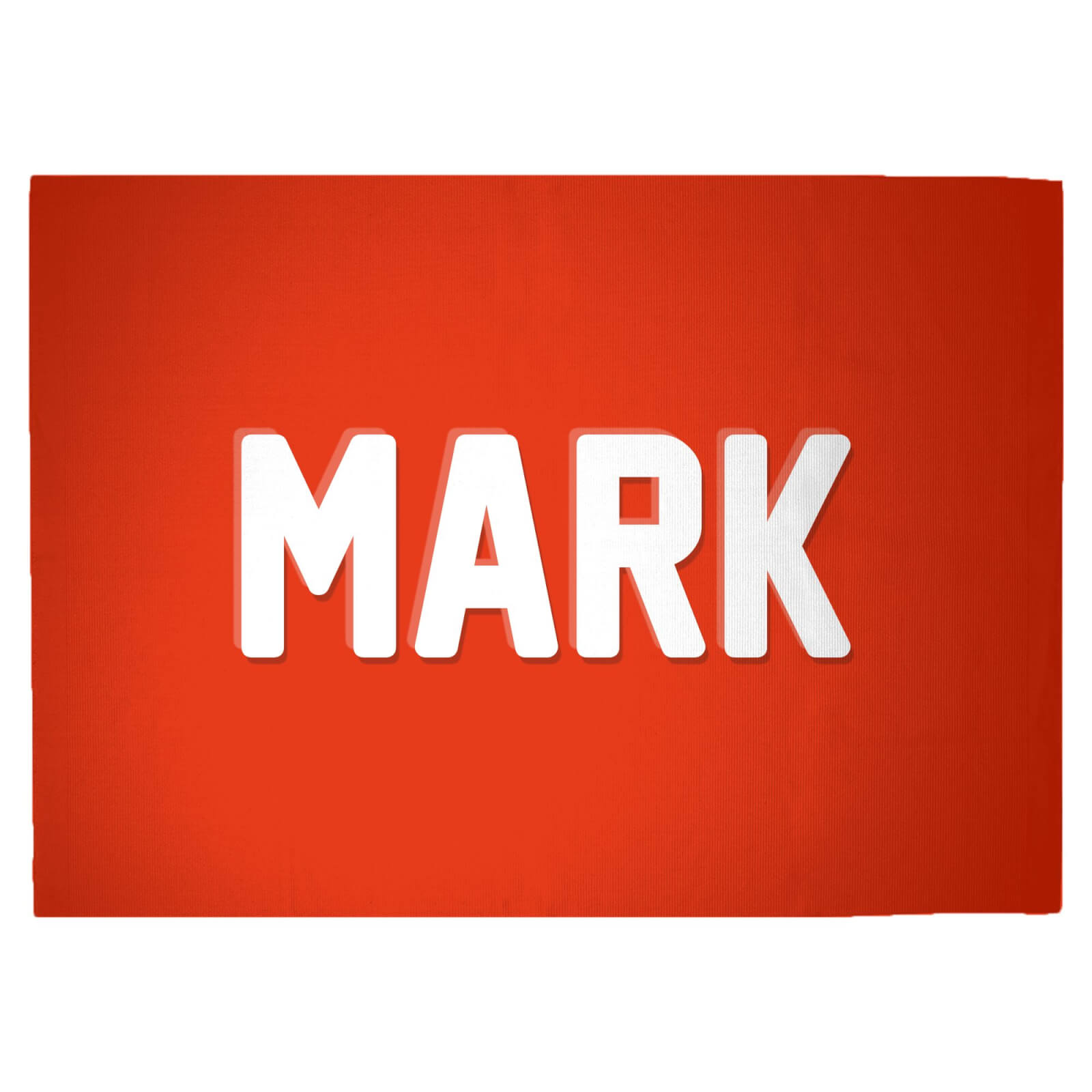 Embossed Mark Woven Rug - Large