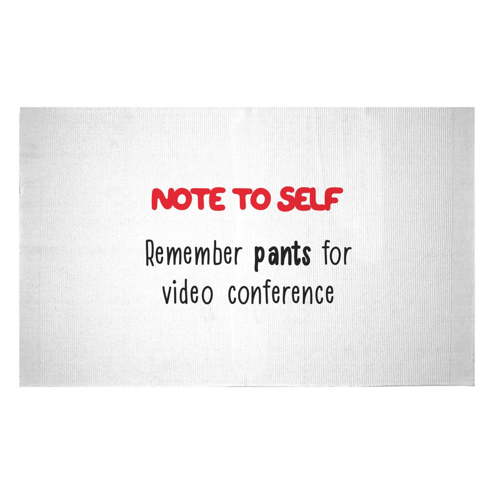 Remember Pants Woven Rug - Small