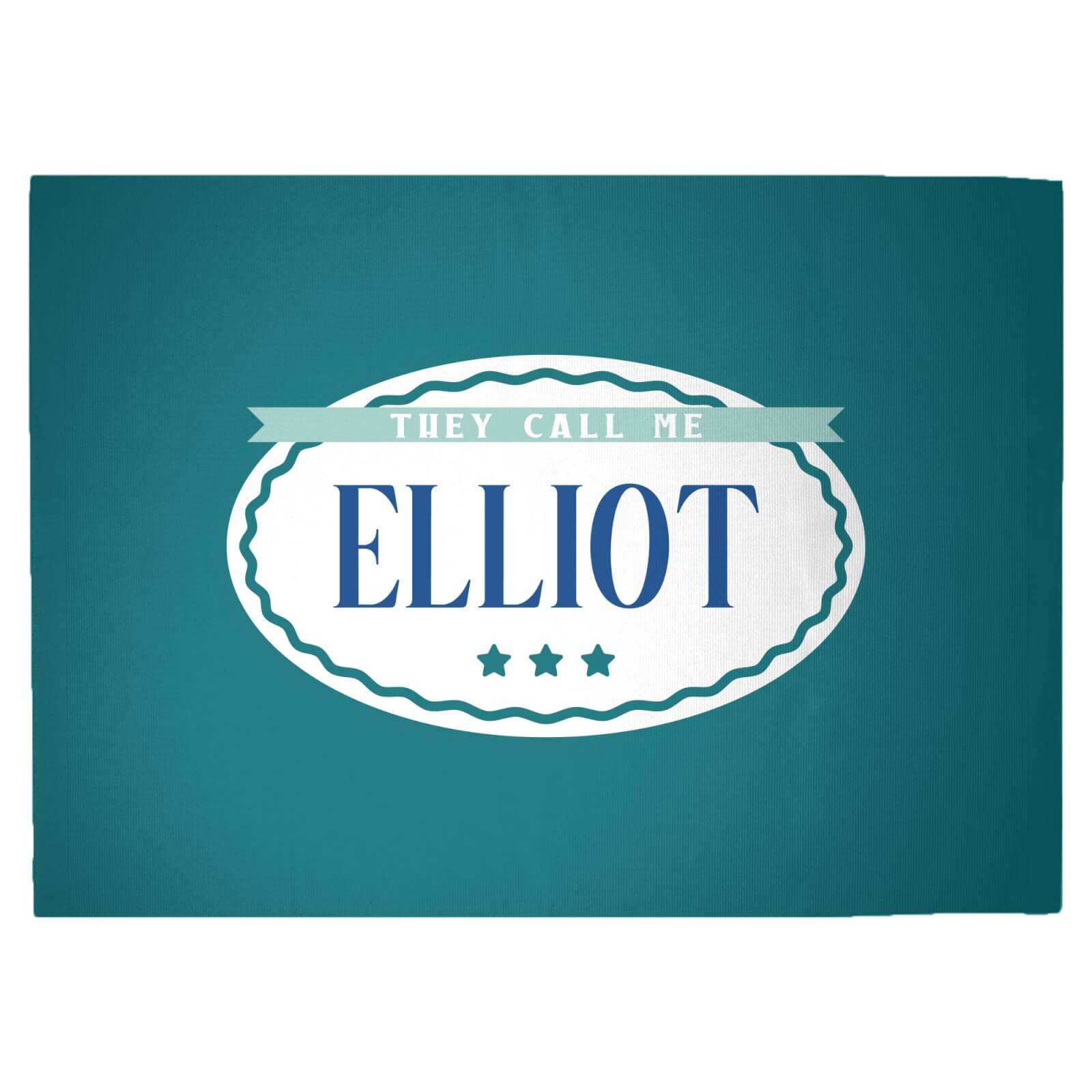 They Call Me Elliot Woven Rug - Large