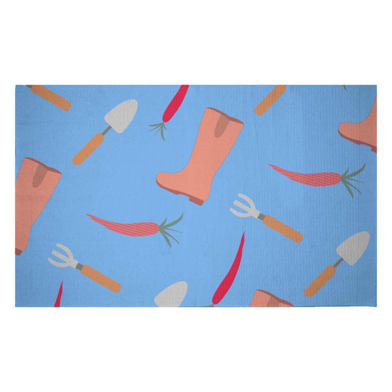 Garden Tricks Woven Rug - Small