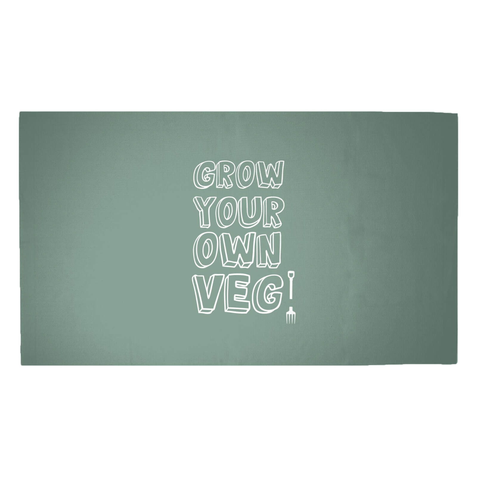 Grow Your Own Veg Woven Rug - Medium