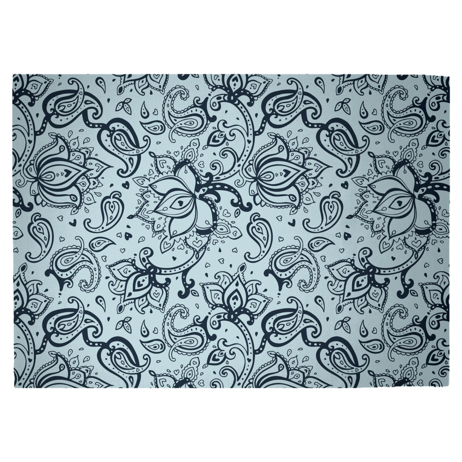 Mixed Paisley Woven Rug - Large