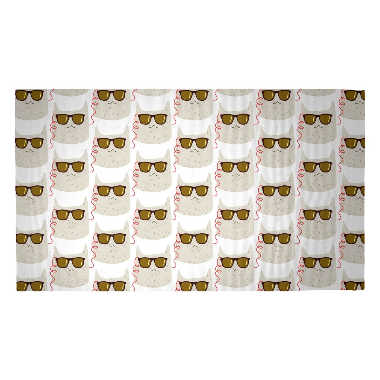 Cool Cat Woven Rug - Medium