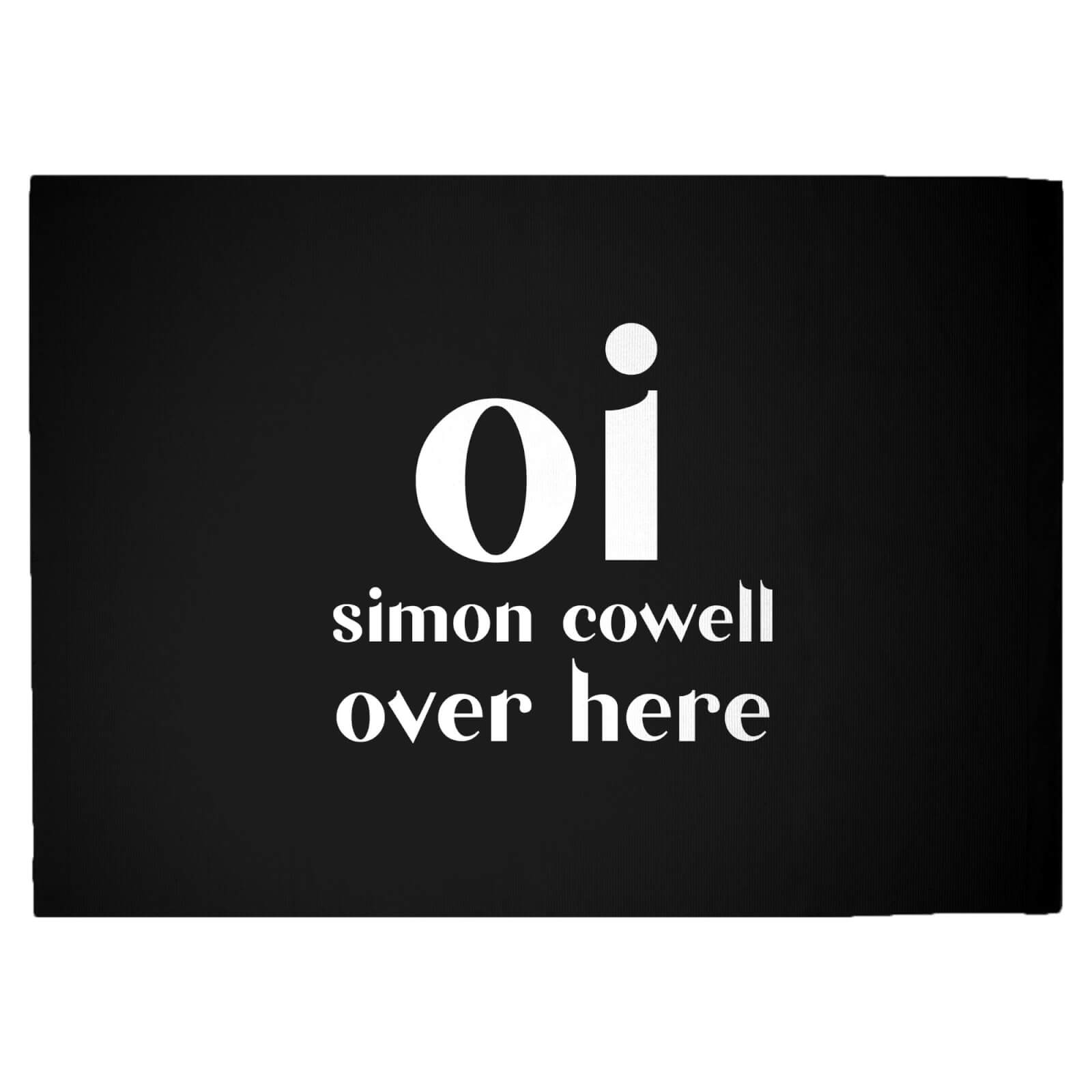 Oi Simon Cowell Woven Rug - Large