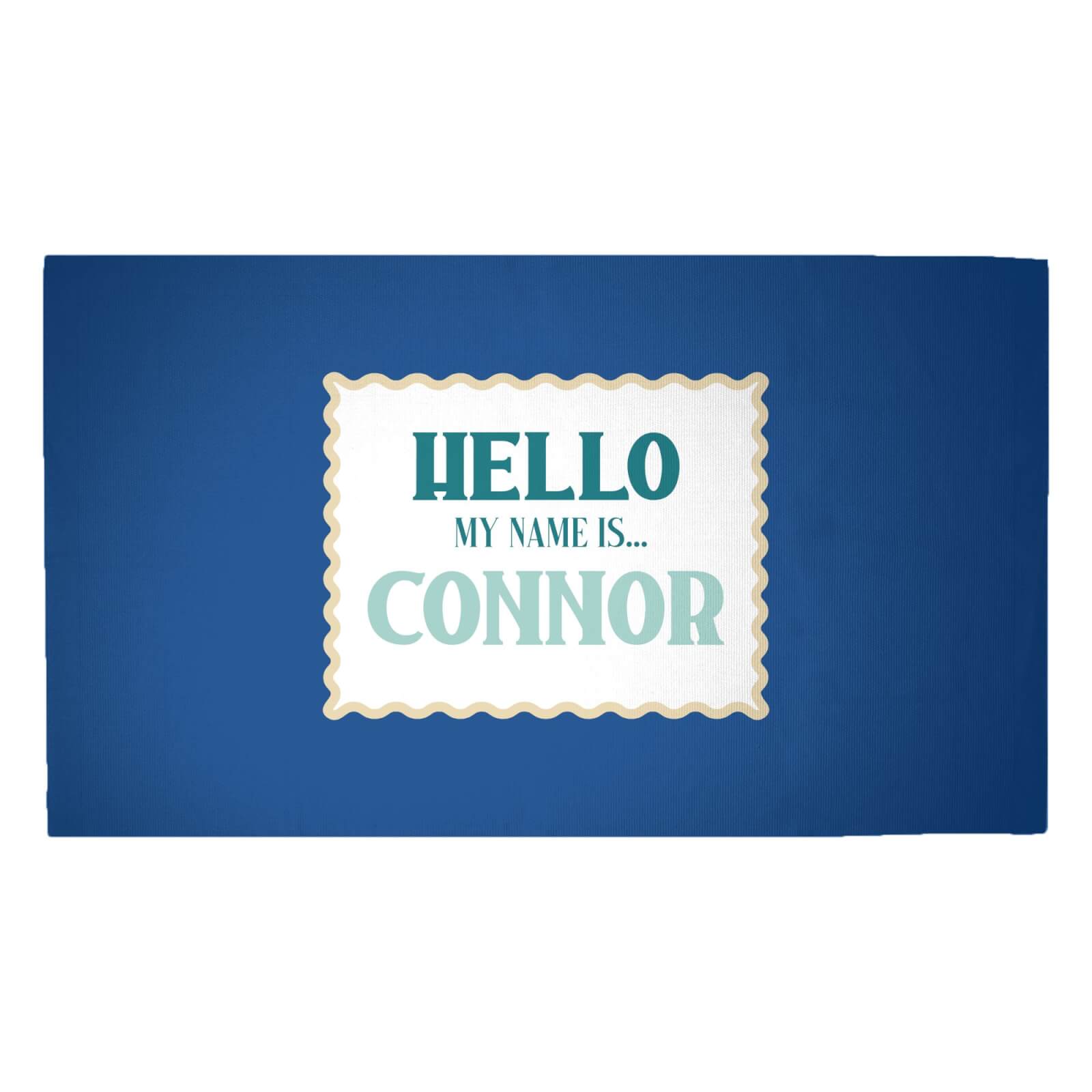 Hello, My Name Is Connor Woven Rug - Medium