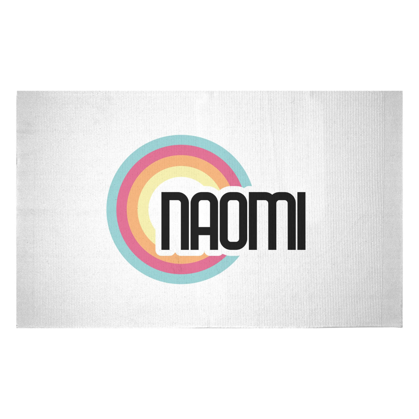 Naomi Rainbow Woven Rug - Small