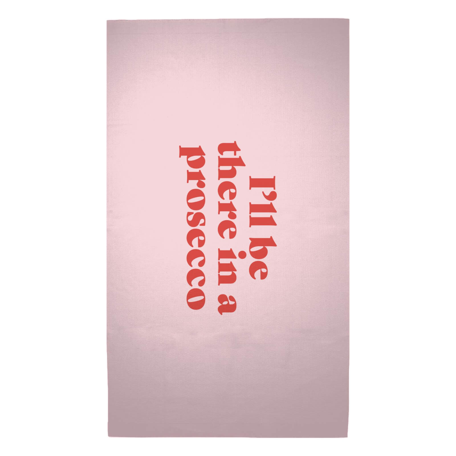 I'll Be There In A Prosecco Woven Rug - Medium