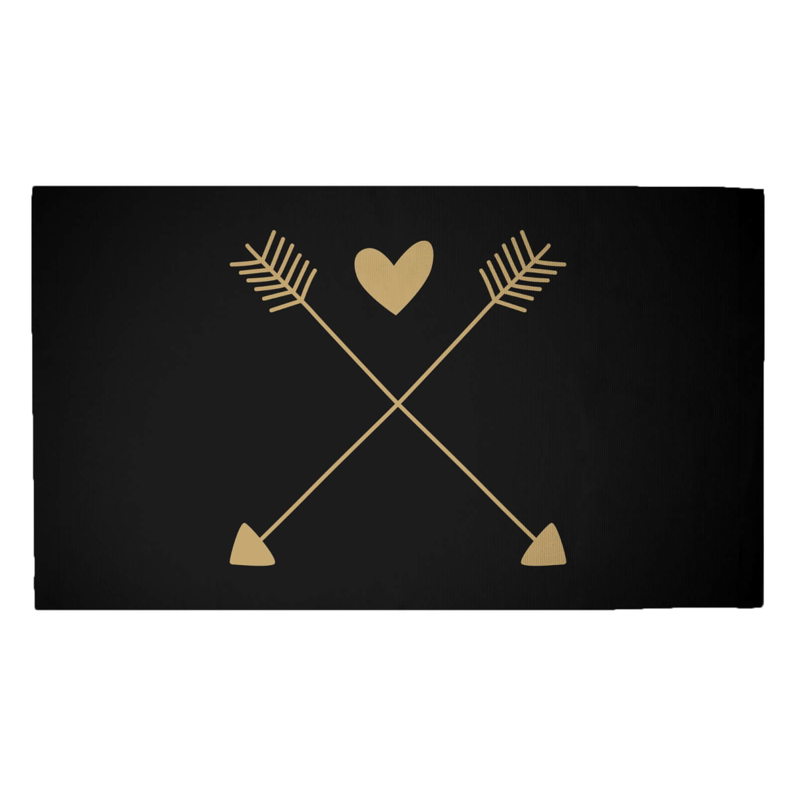 Hearts And Arrows Woven Rug - Medium
