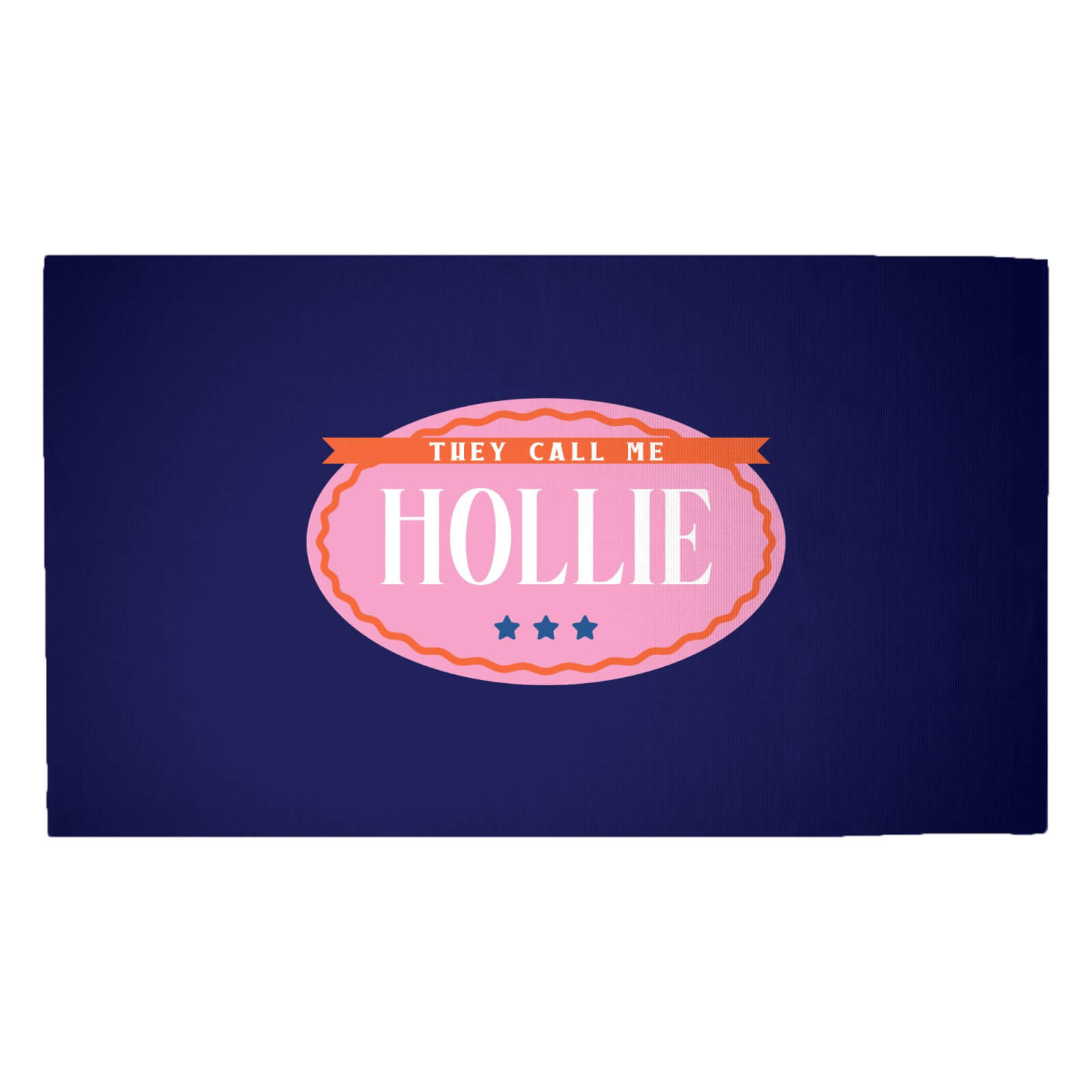 They Call Me Hollie Woven Rug - Medium