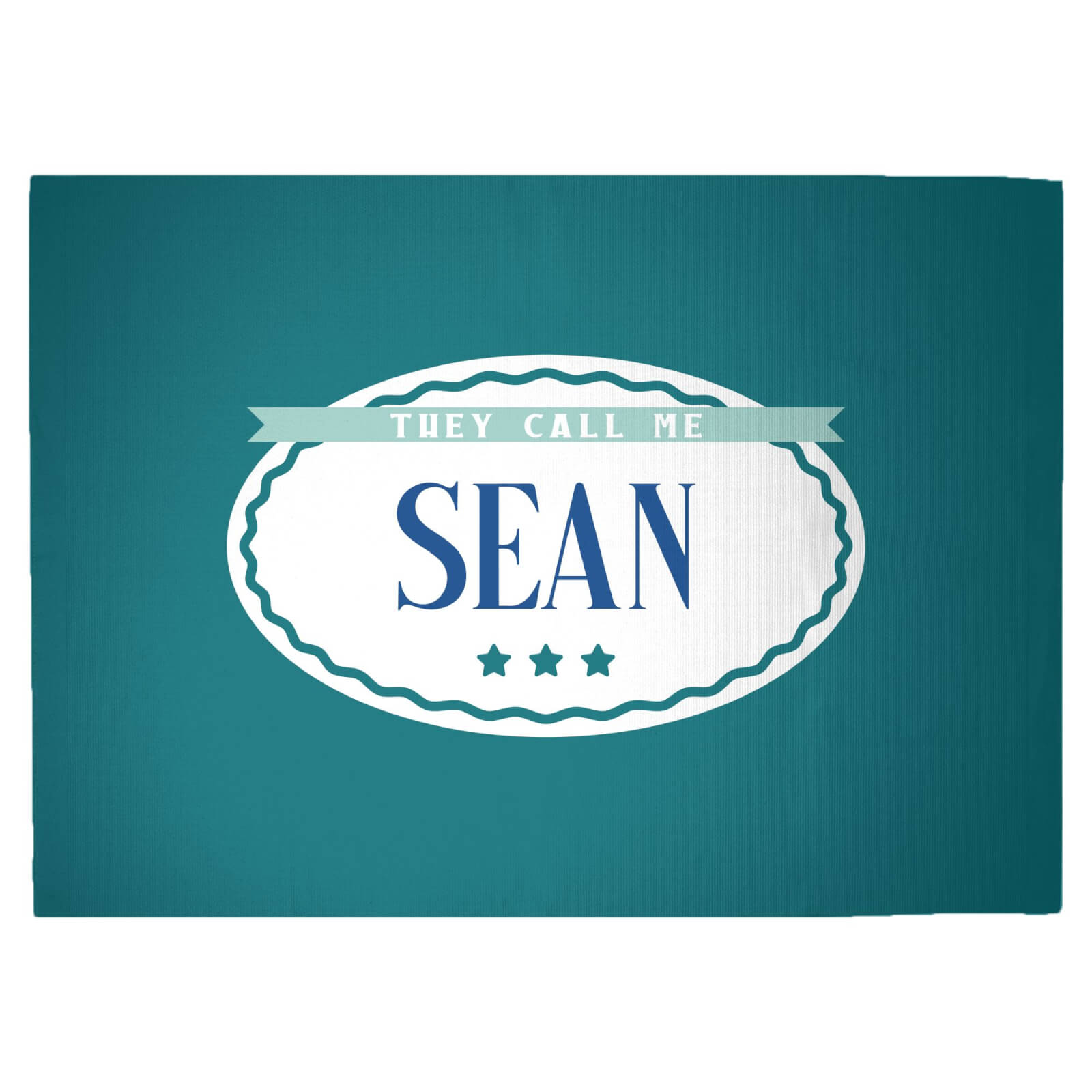 They Call Me Sean Woven Rug - Large