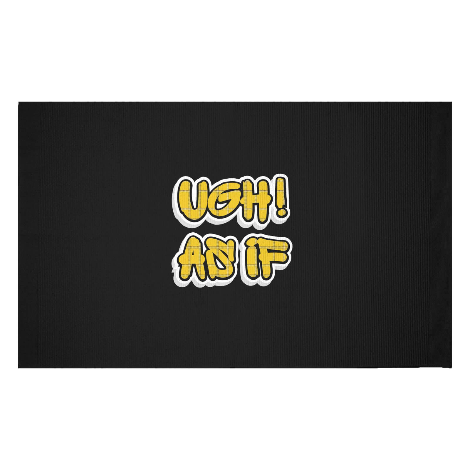 Ugh! As If Graphic Woven Rug - Small