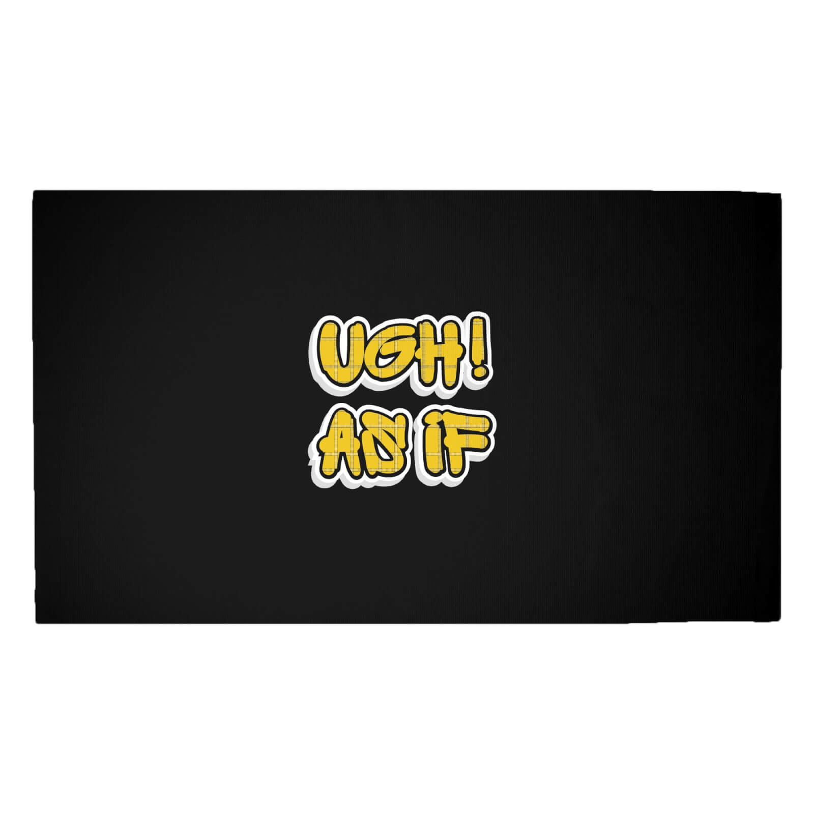 Ugh! As If Graphic Woven Rug - Medium